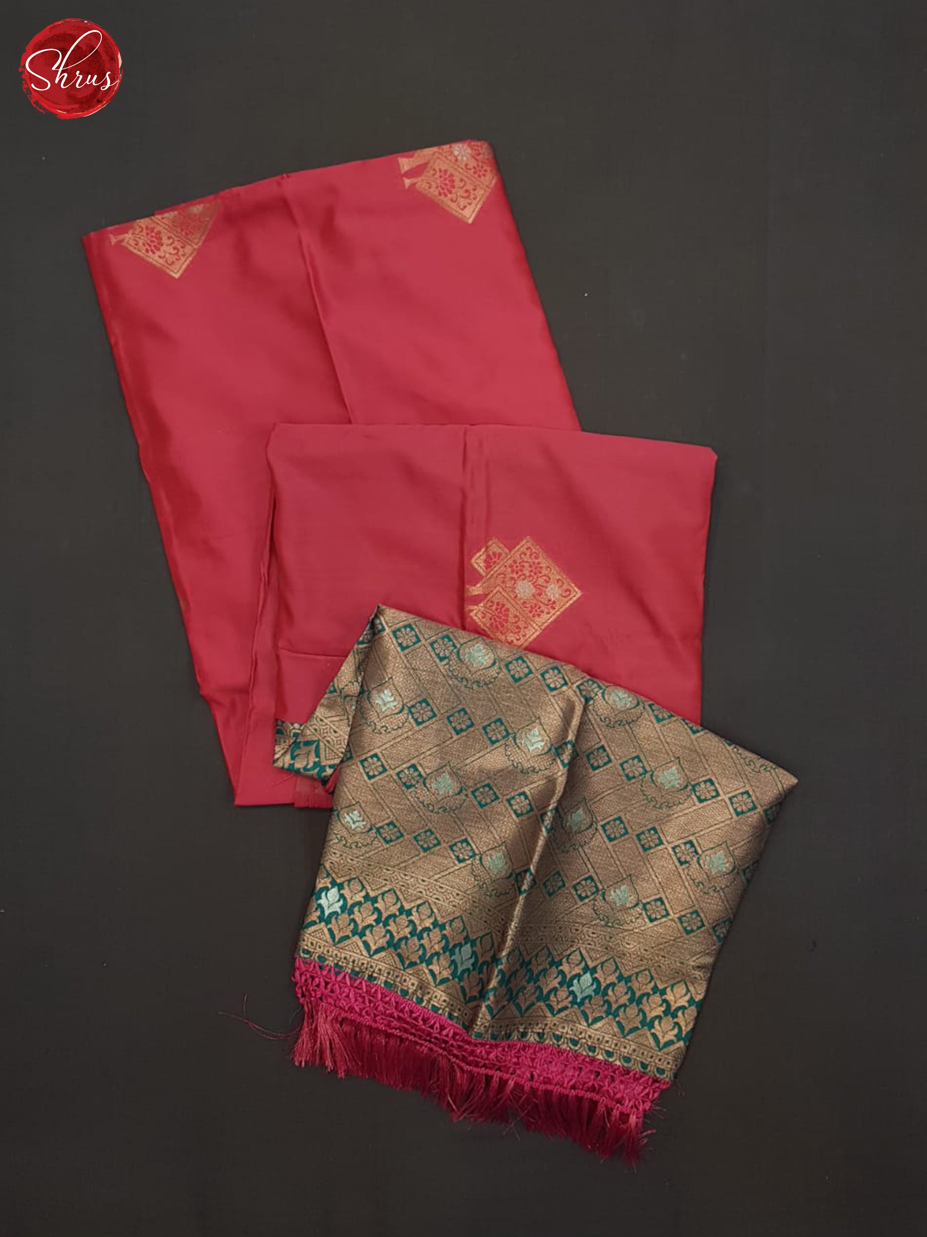 Pink And Green-Semi soft silk saree - Shop on ShrusEternity.com