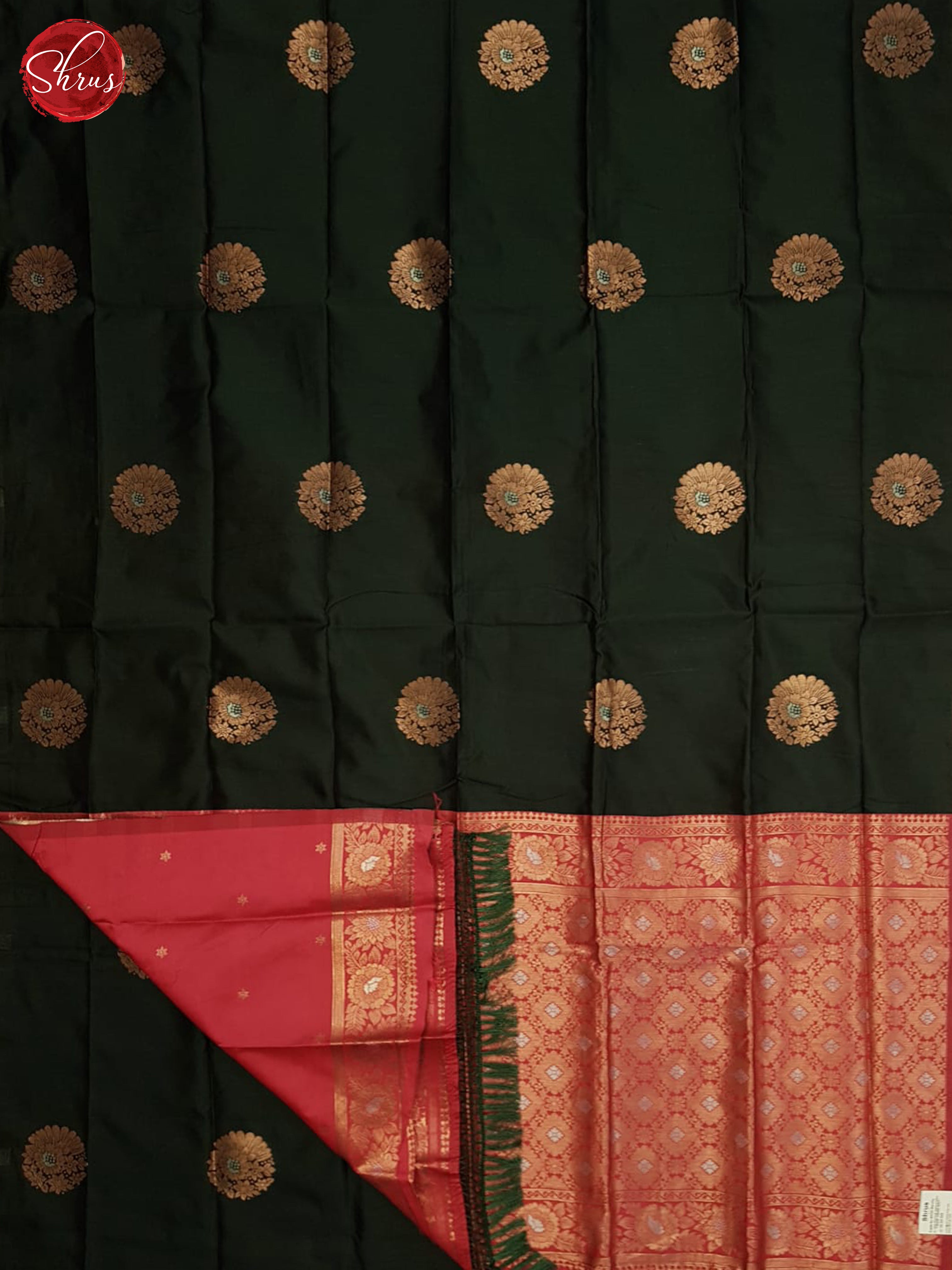 Green And Pink-Semi soft silk saree - Shop on ShrusEternity.com