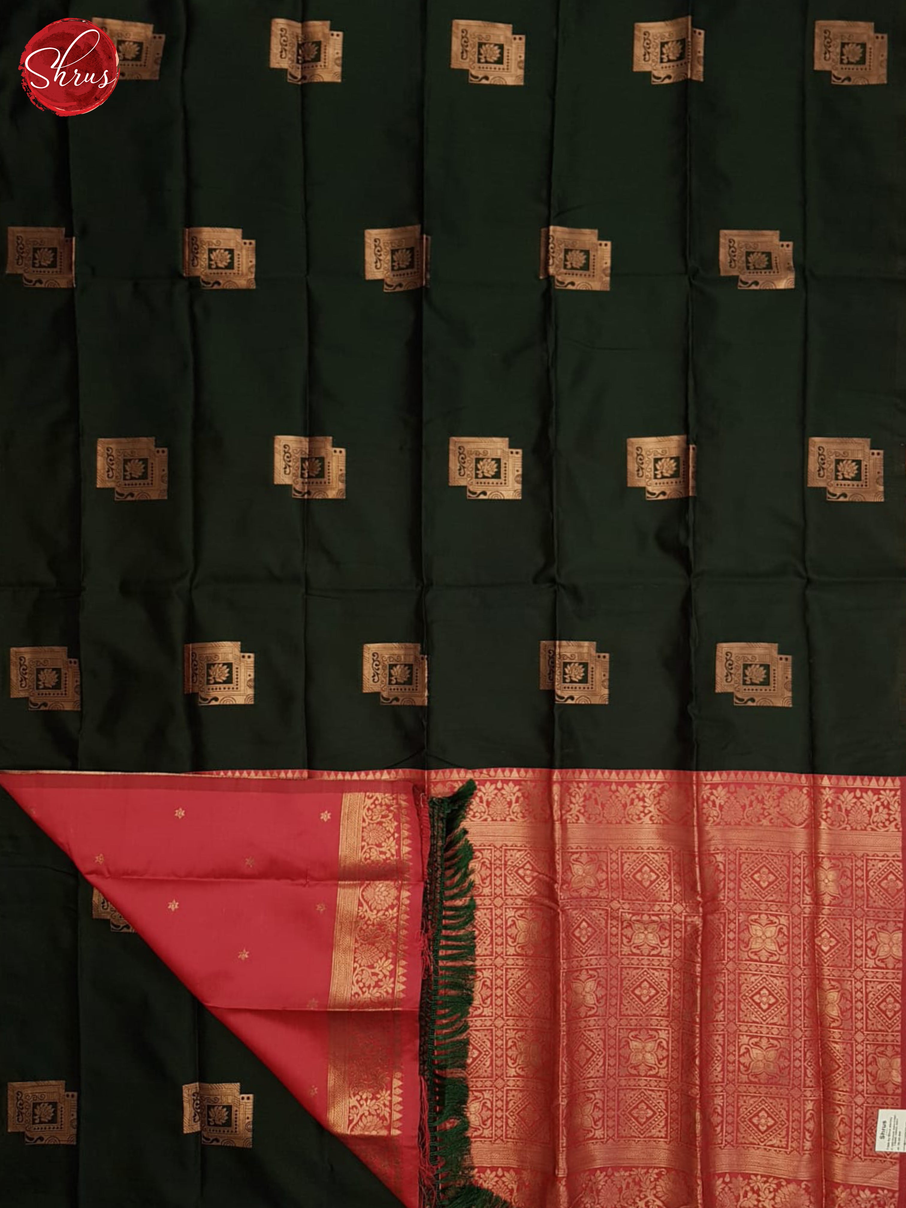 Green And Pink- semi soft silk saree - Shop on ShrusEternity.com