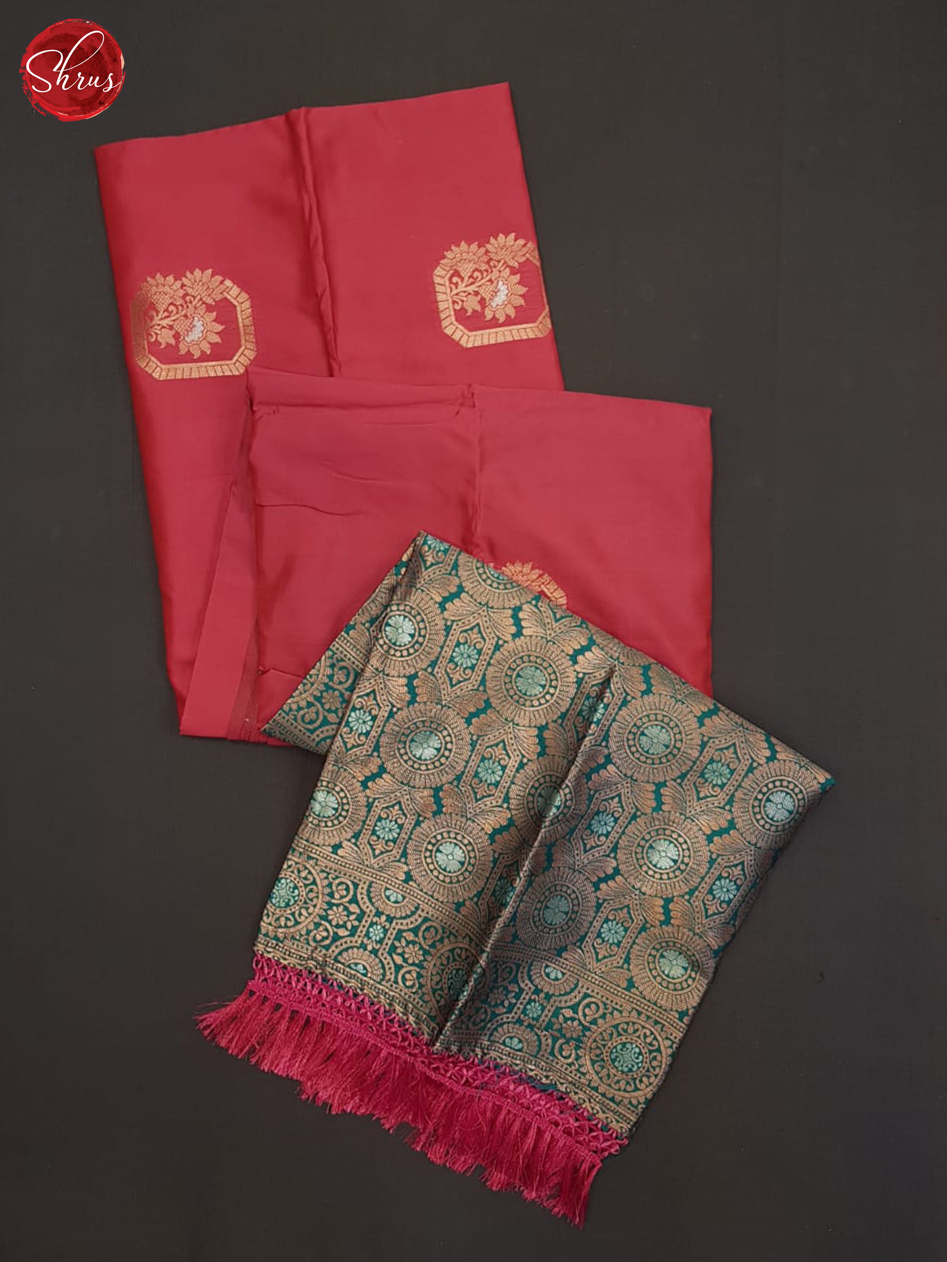 Pink And Green-Semi soft silk saree - Shop on ShrusEternity.com