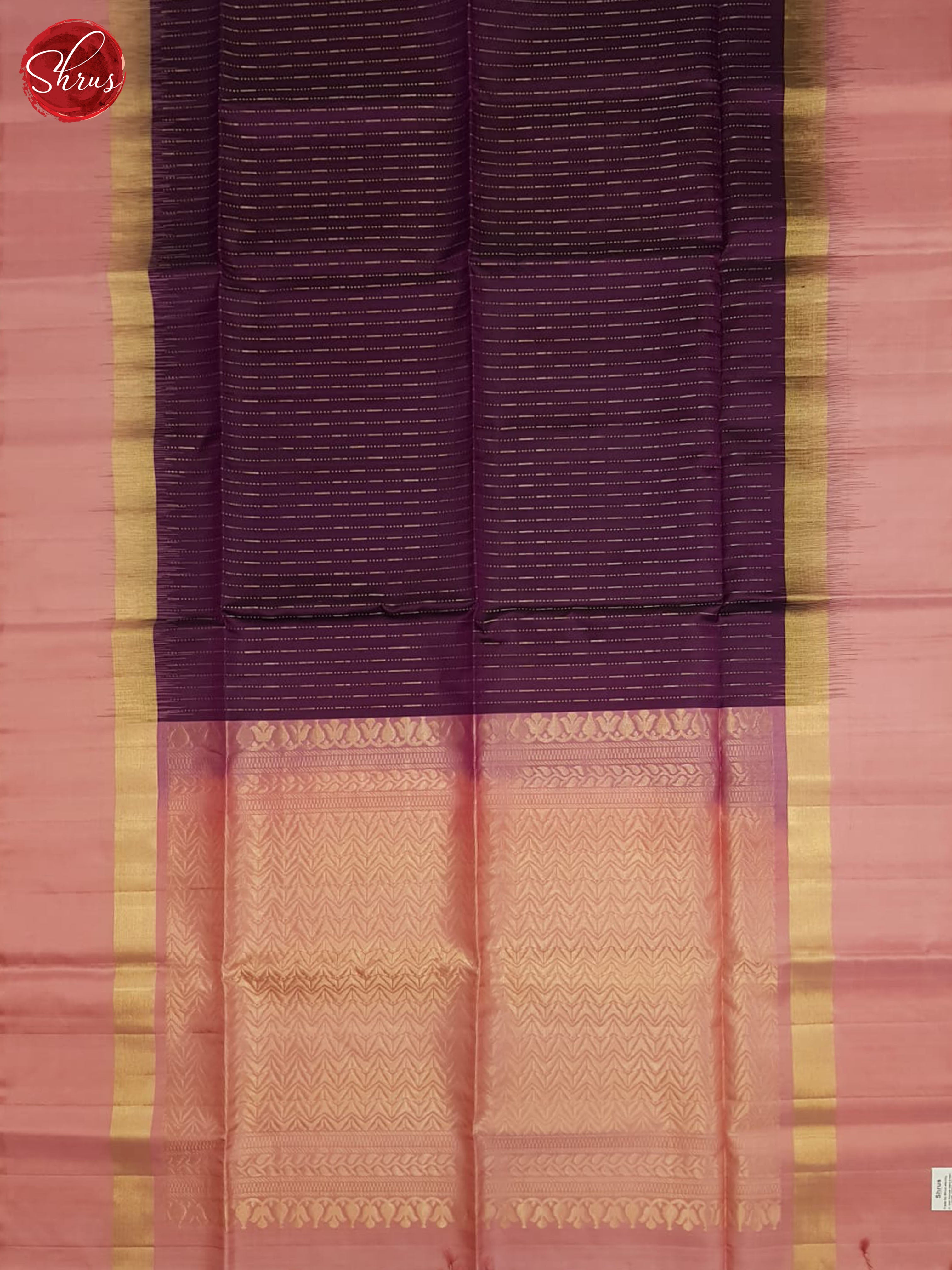 Wine And Pink- Soft Silk Saree - Shop on ShrusEternity.com