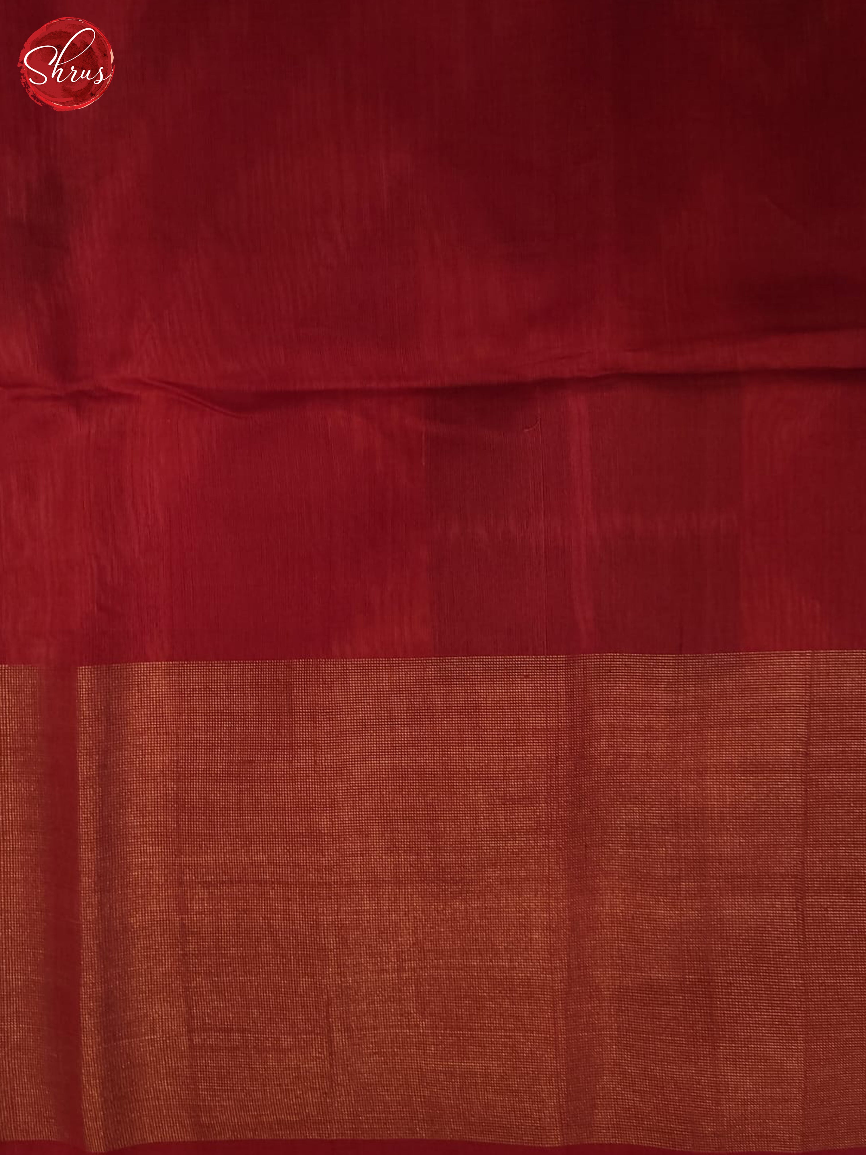 Green and Red- Pochampally Silk Cotton Saree - Shop on ShrusEternity.com