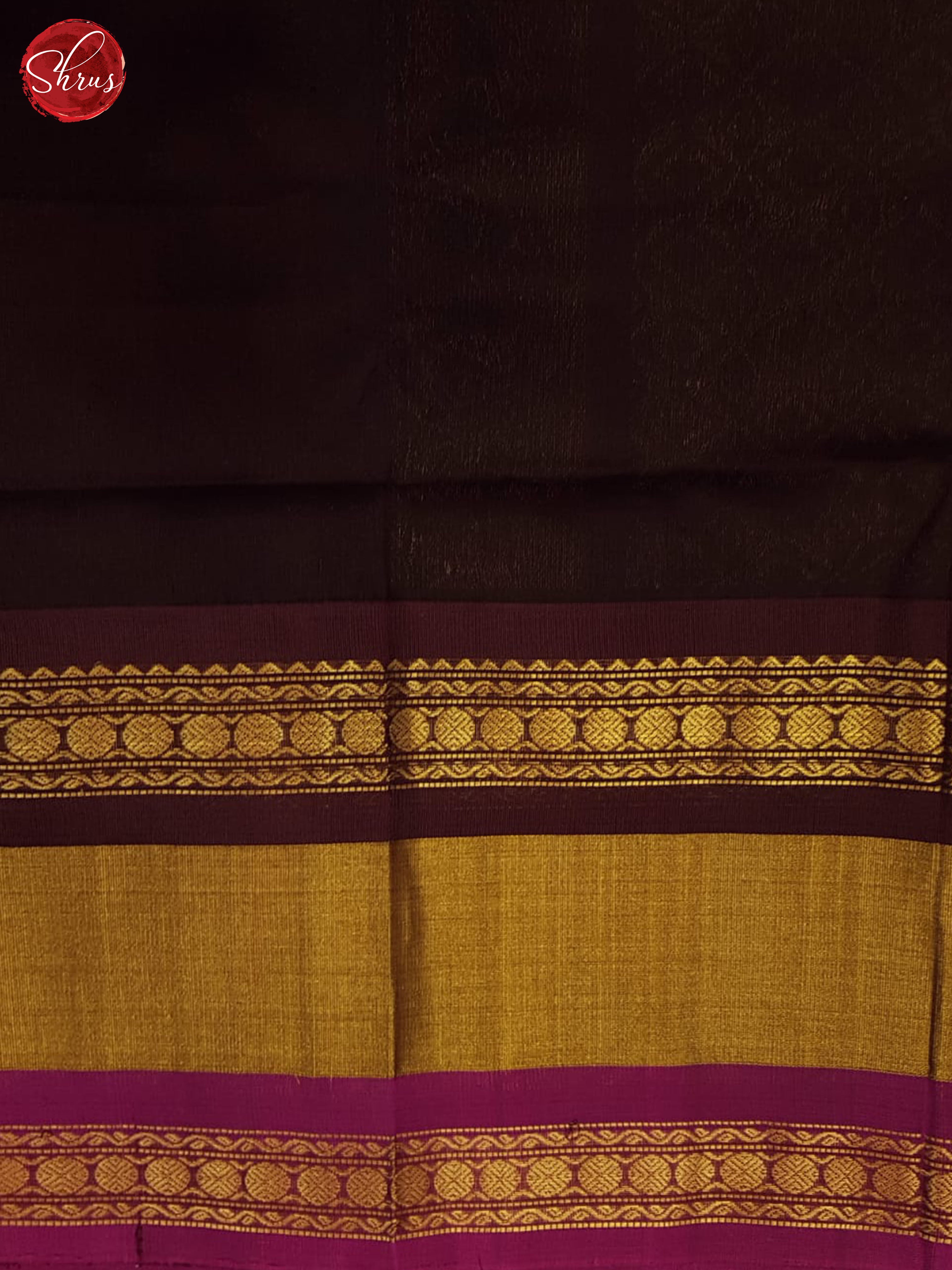 Green And Brown- Silk cotton saree - Shop on ShrusEternity.com