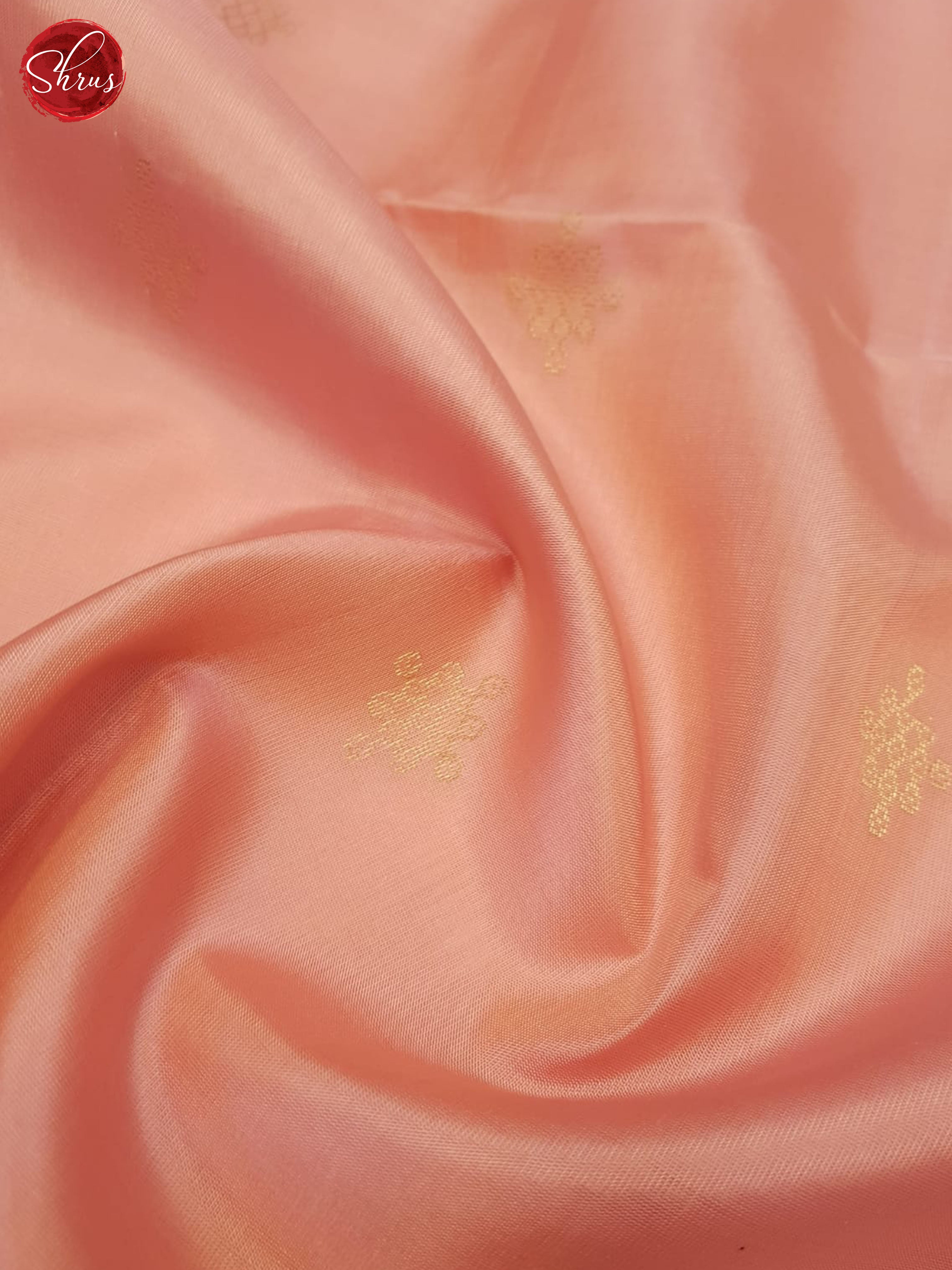 Peaches Pink And Wine- Soft Silk Saree - Shop on ShrusEternity.com