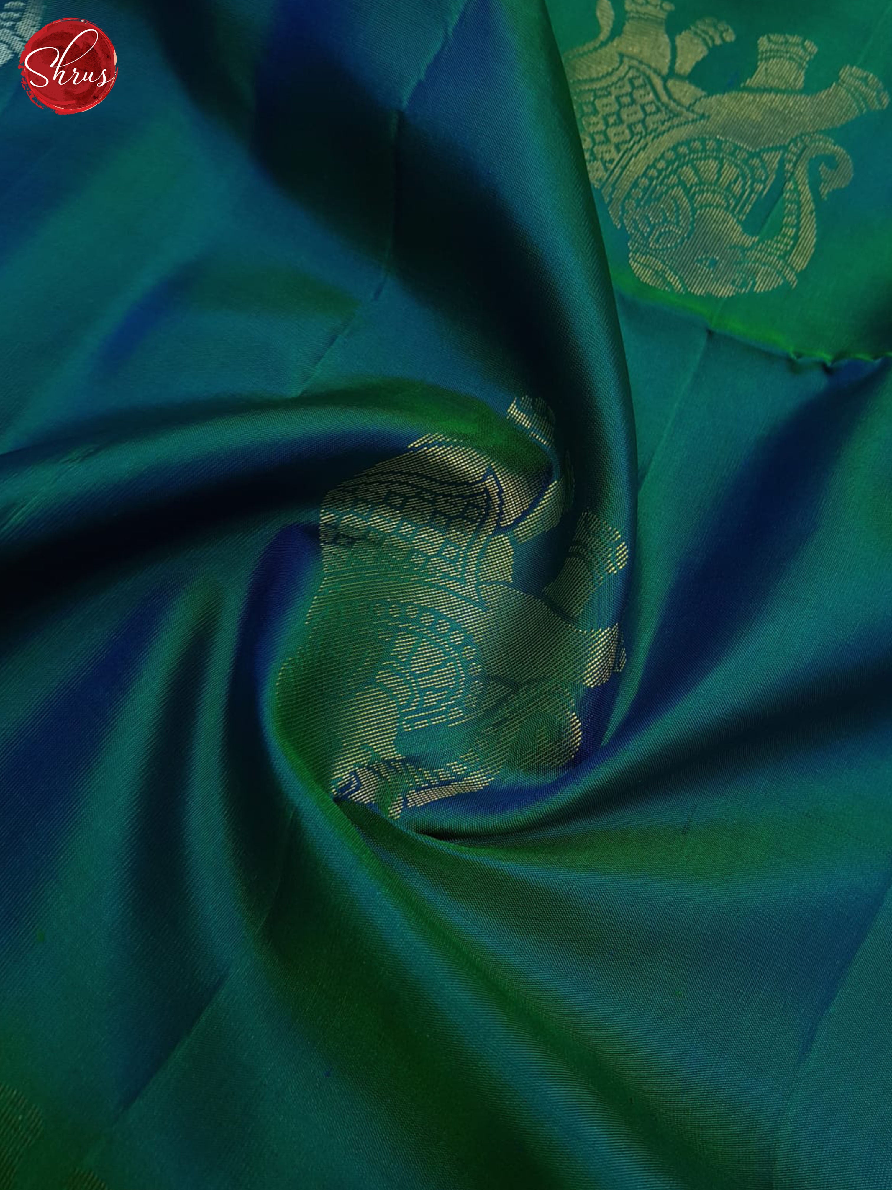 Blue and Deep Wine - Soft Silk Saree - Shop on ShrusEternity.com