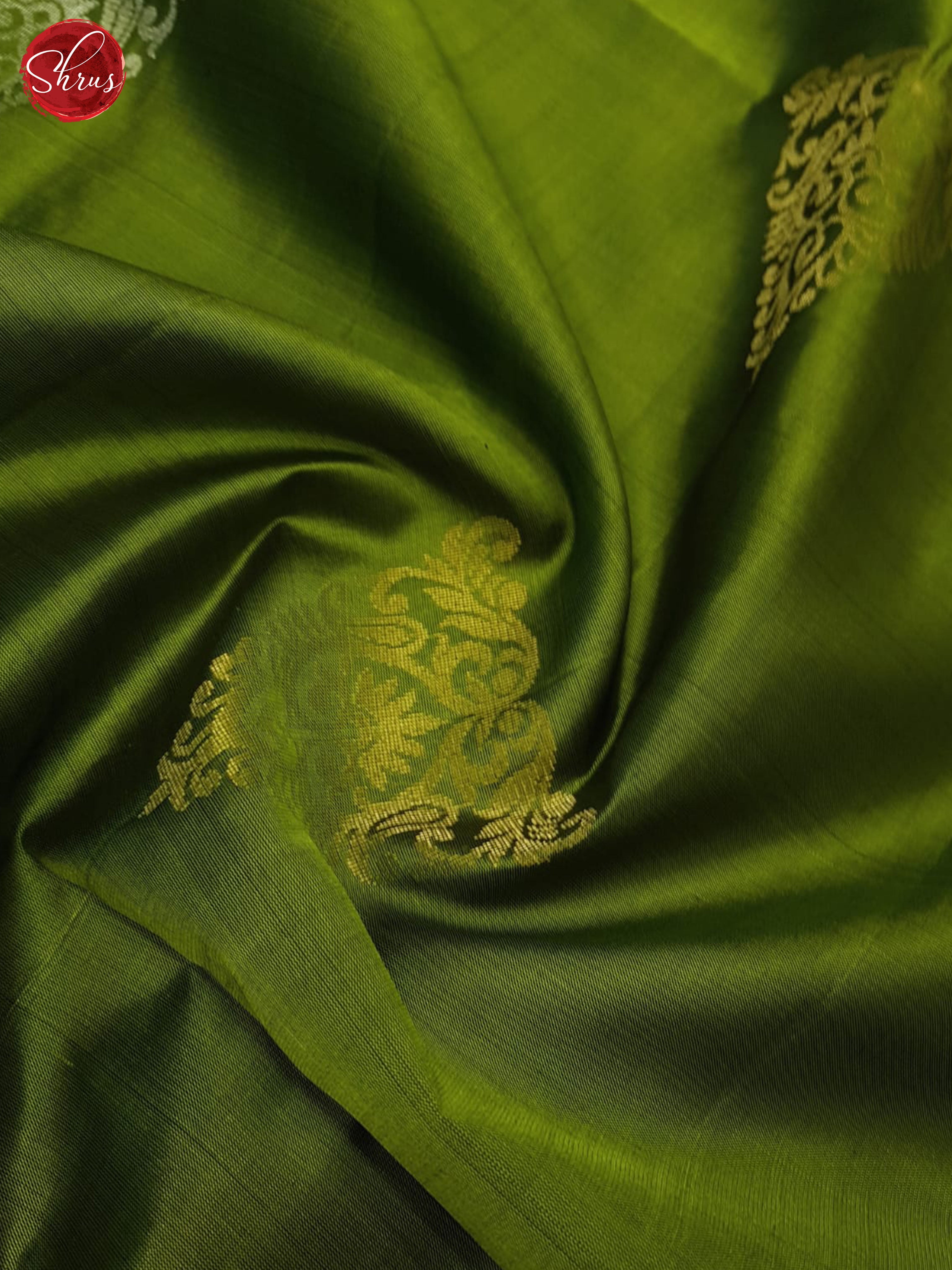 Light Green and Green-Soft Silk Saree - Shop on ShrusEternity.com