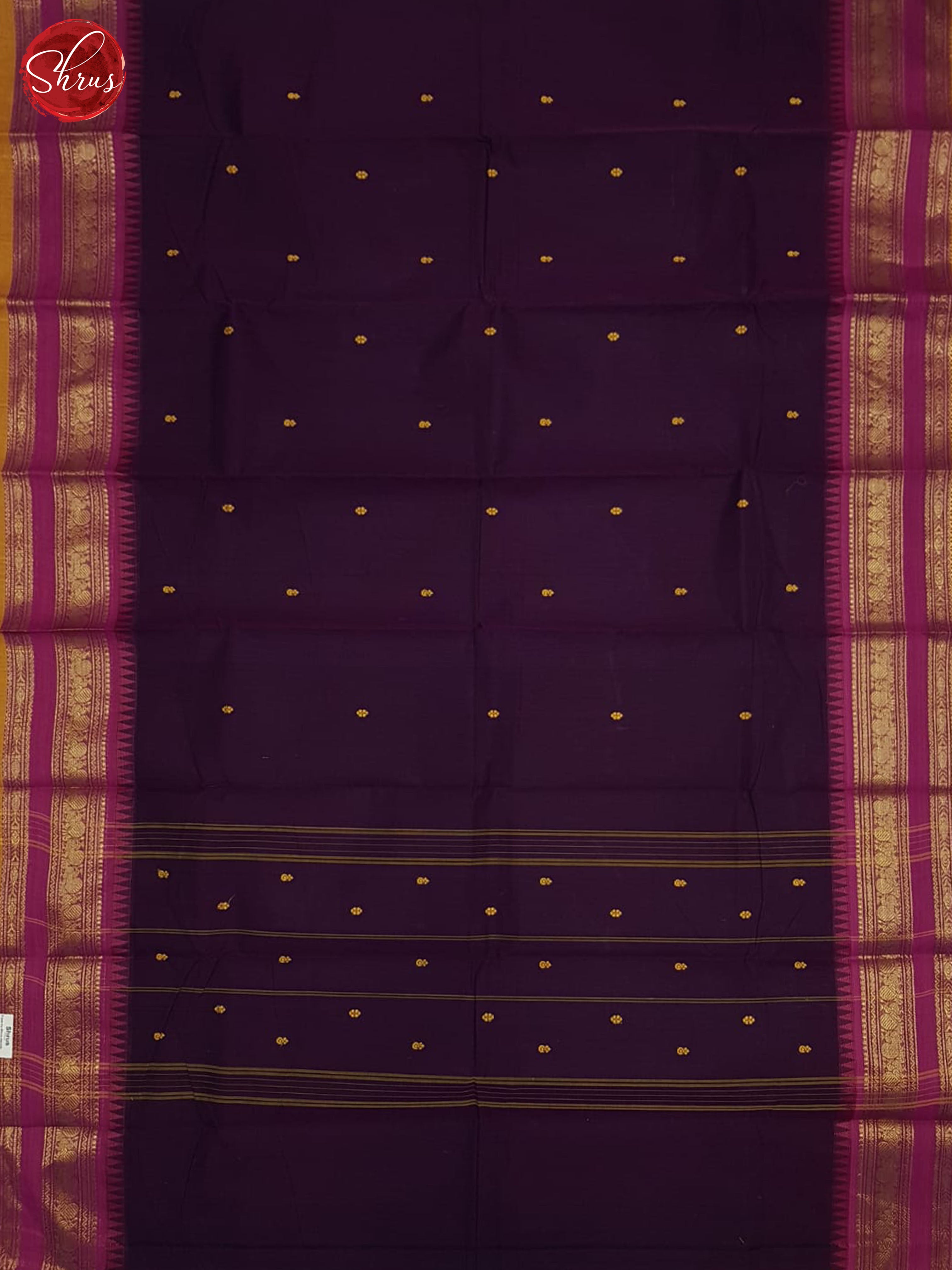 Purple And Pink-Chettinad cotton saree - Shop on ShrusEternity.com