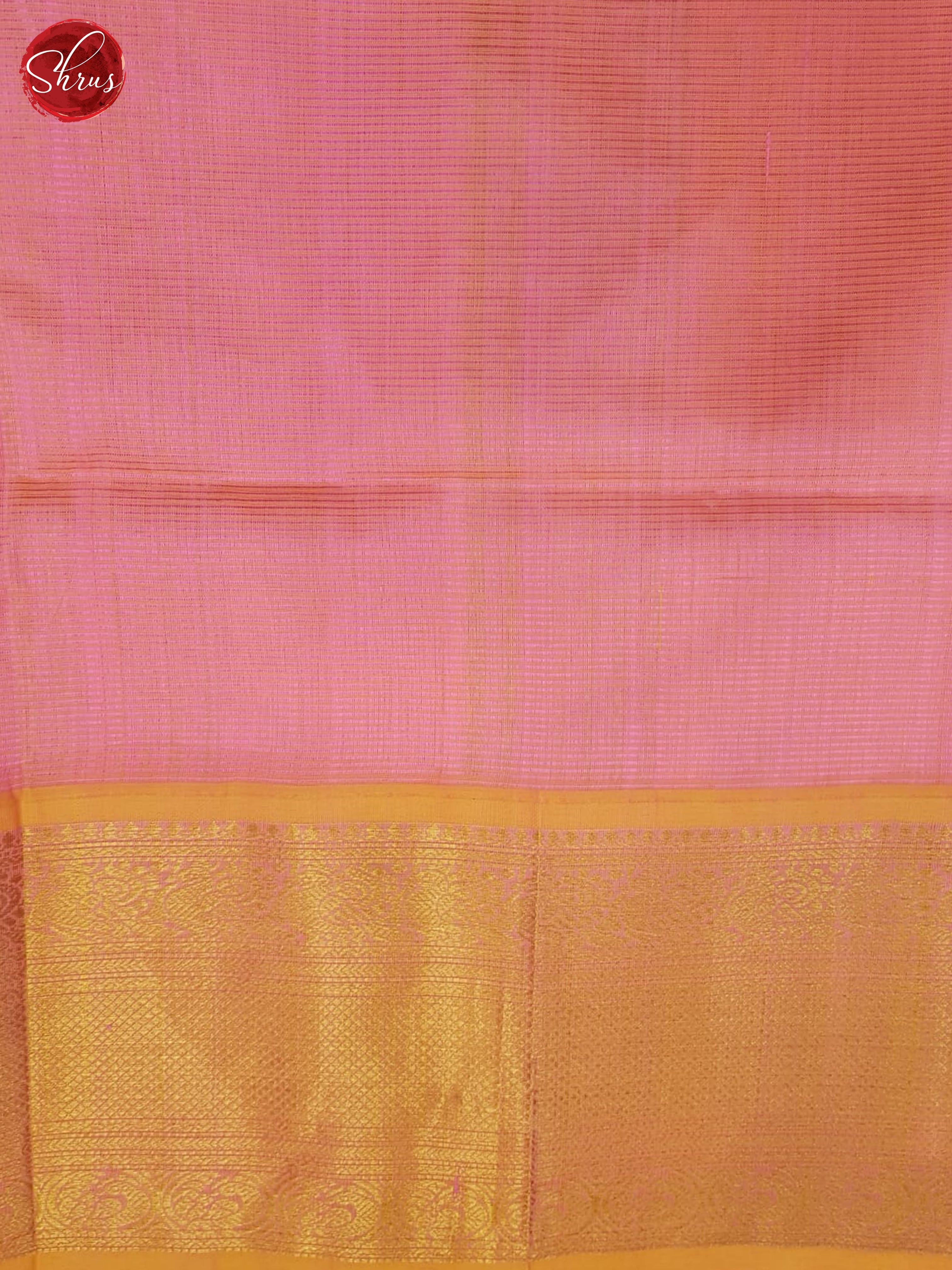 Blue And Pink- Silk Cotton Saree - Shop on ShrusEternity.com