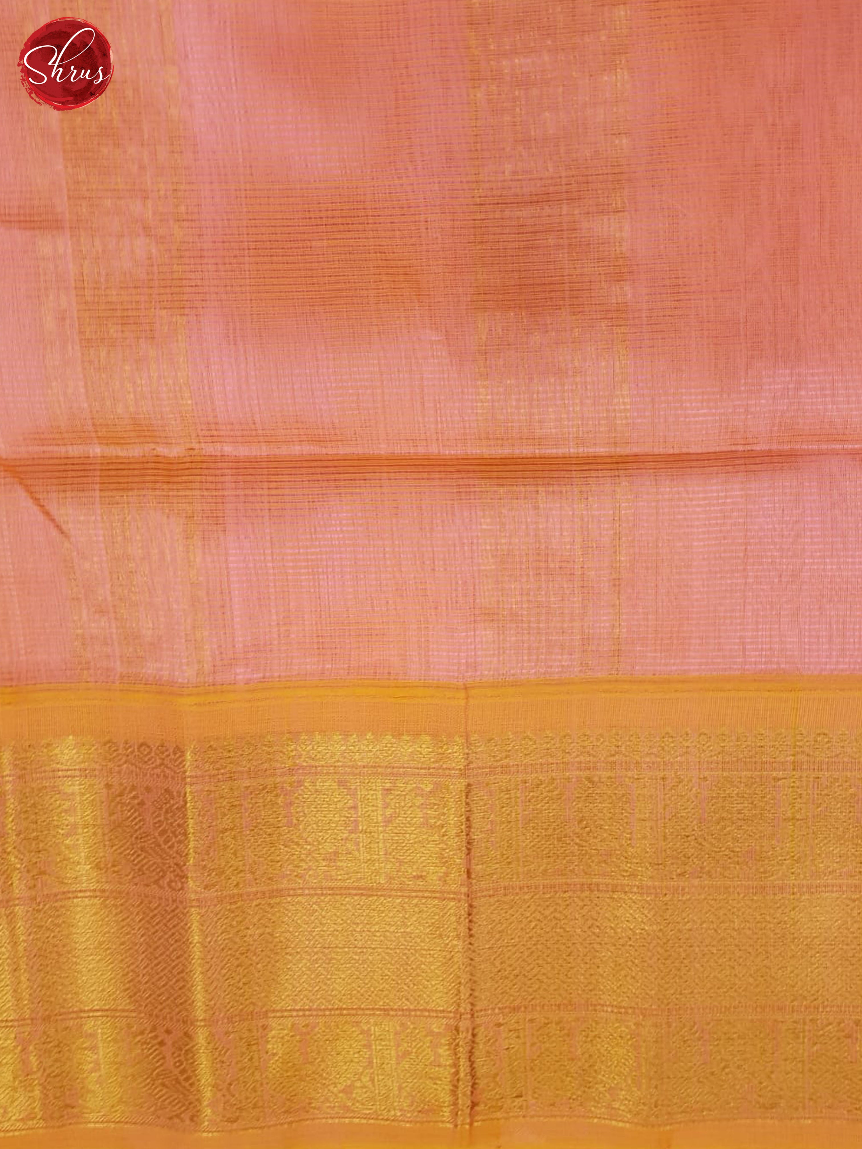 Green And Pink-Silk cotton Saree - Shop on ShrusEternity.com