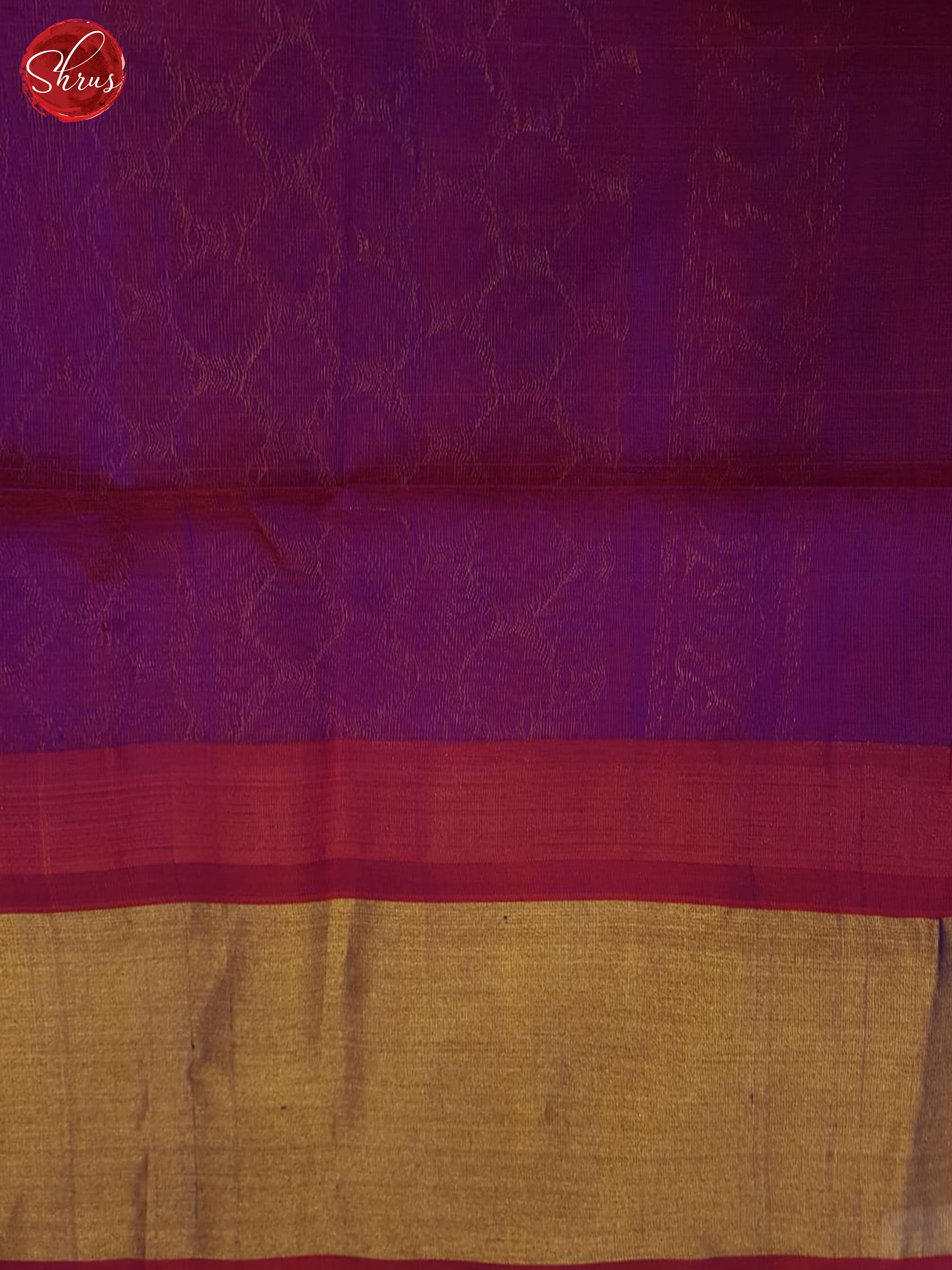 Mambala Yellow And Purple-Silk cotton Saree - Shop on ShrusEternity.com