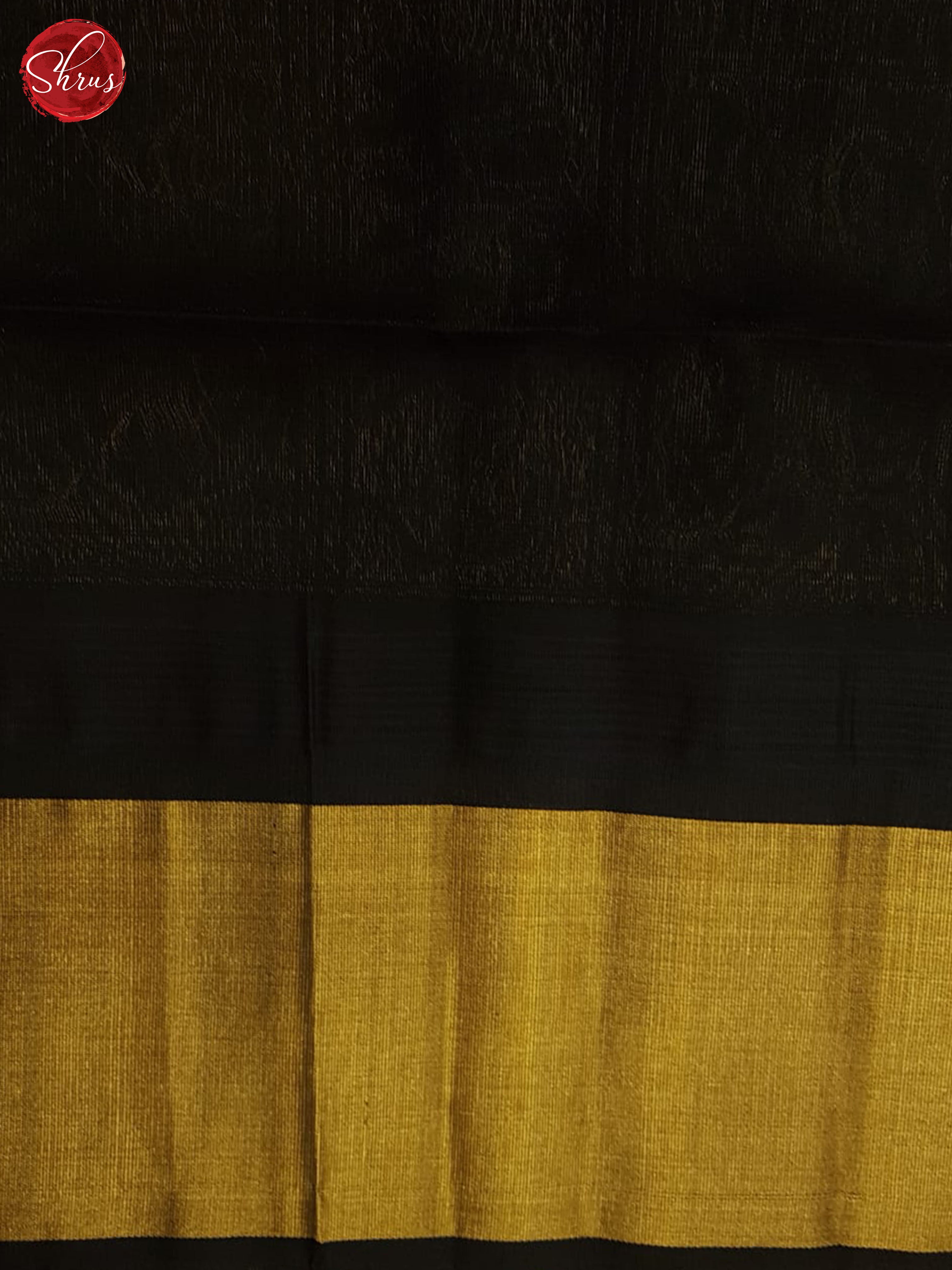 Yellow And Black-Silk cotton saree - Shop on ShrusEternity.com