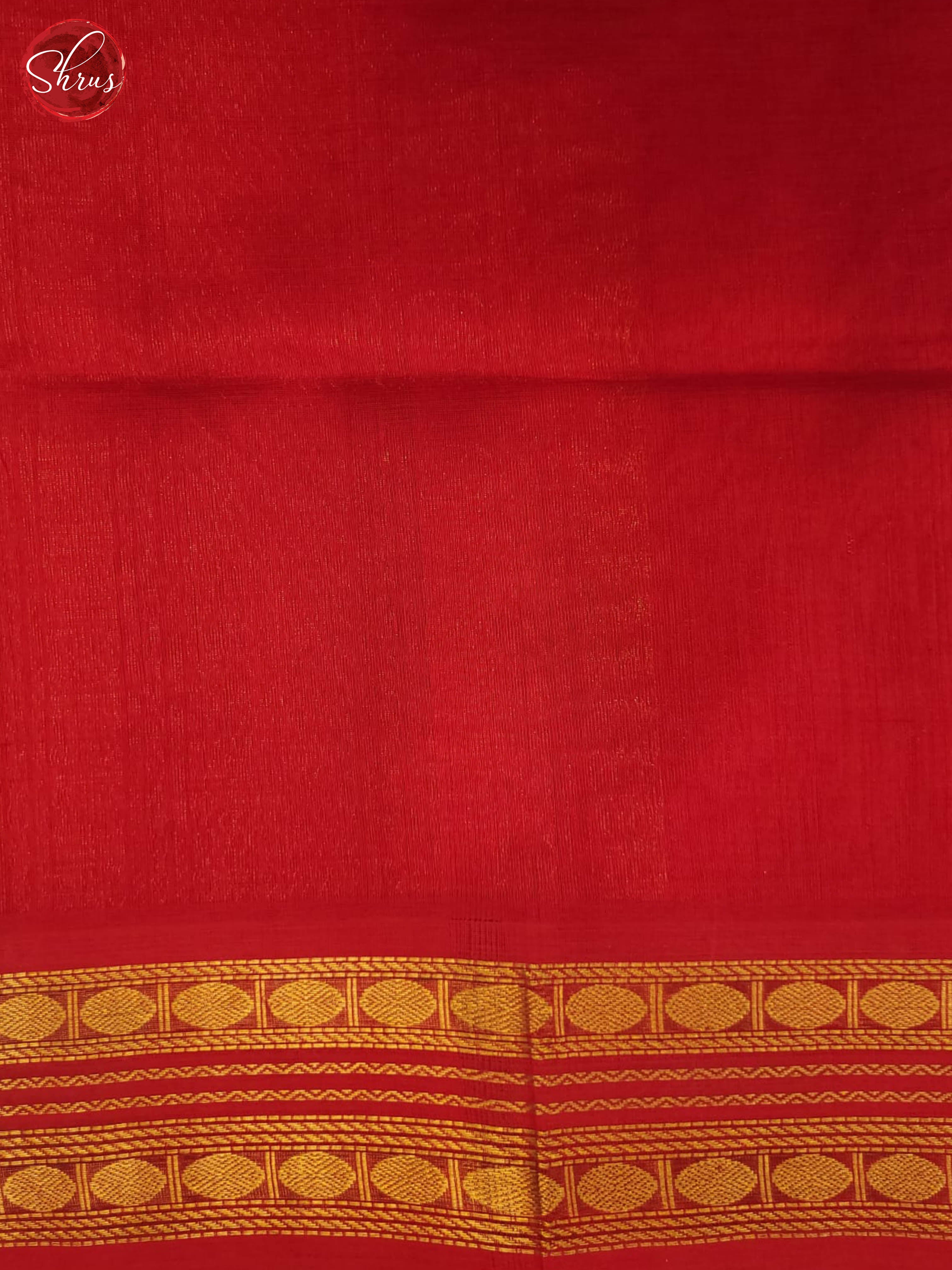 Green and Red - Silk Cotton Saree - Shop on ShrusEternity.com