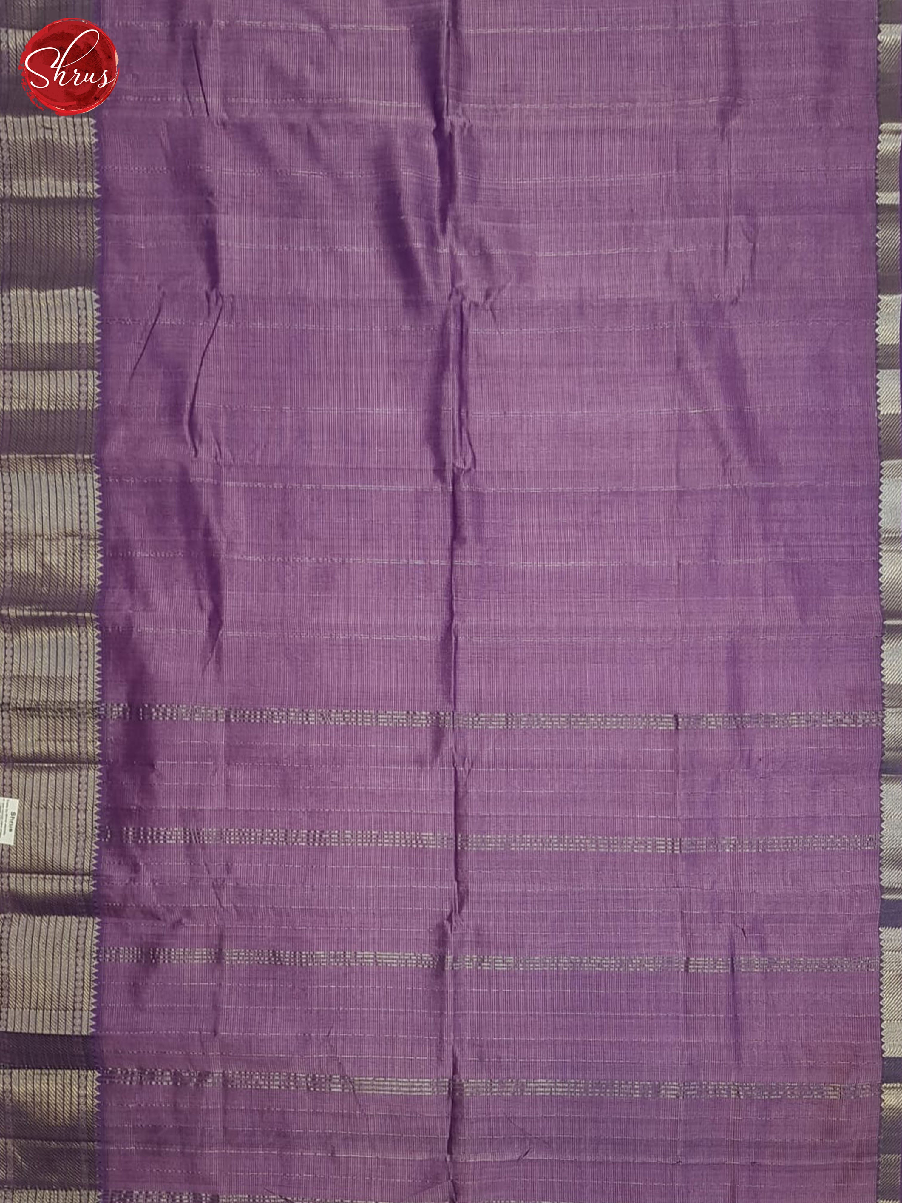 Lavender(single tone) - Mangalagiri silkcotton Saree - Shop on ShrusEternity.com