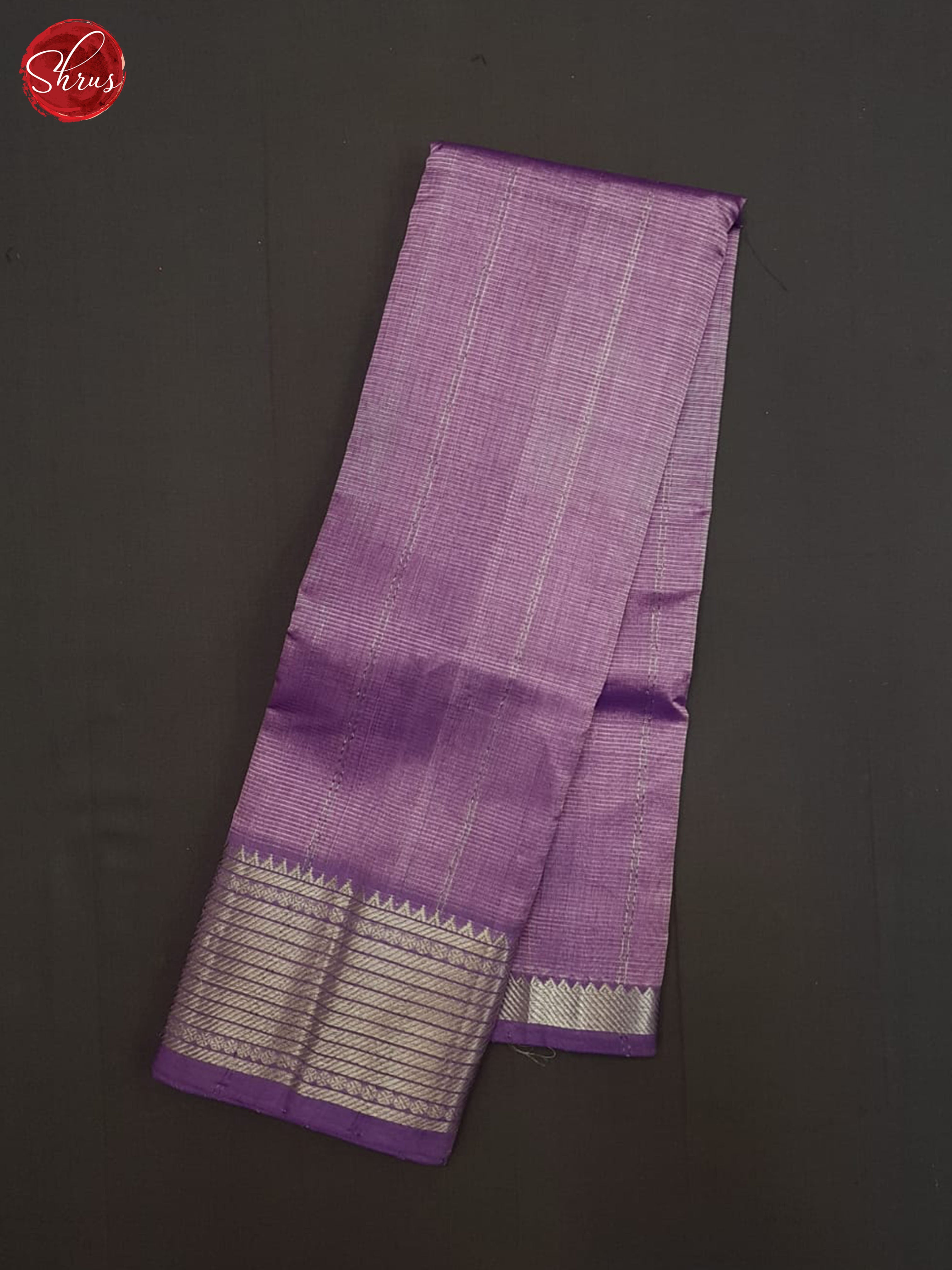 Lavender(single tone) - Mangalagiri silkcotton Saree - Shop on ShrusEternity.com