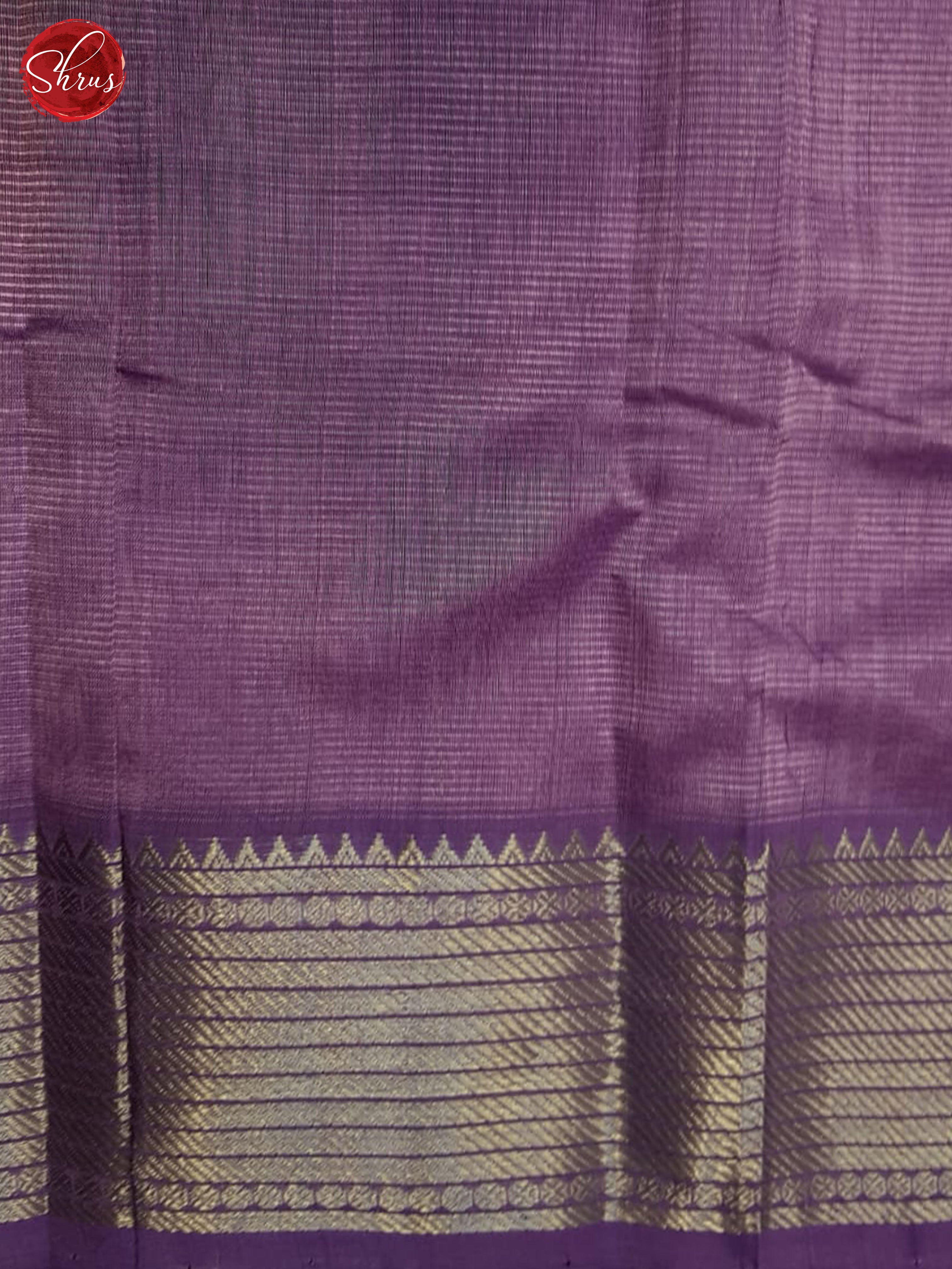 Lavender(single tone) - Mangalagiri silkcotton Saree - Shop on ShrusEternity.com