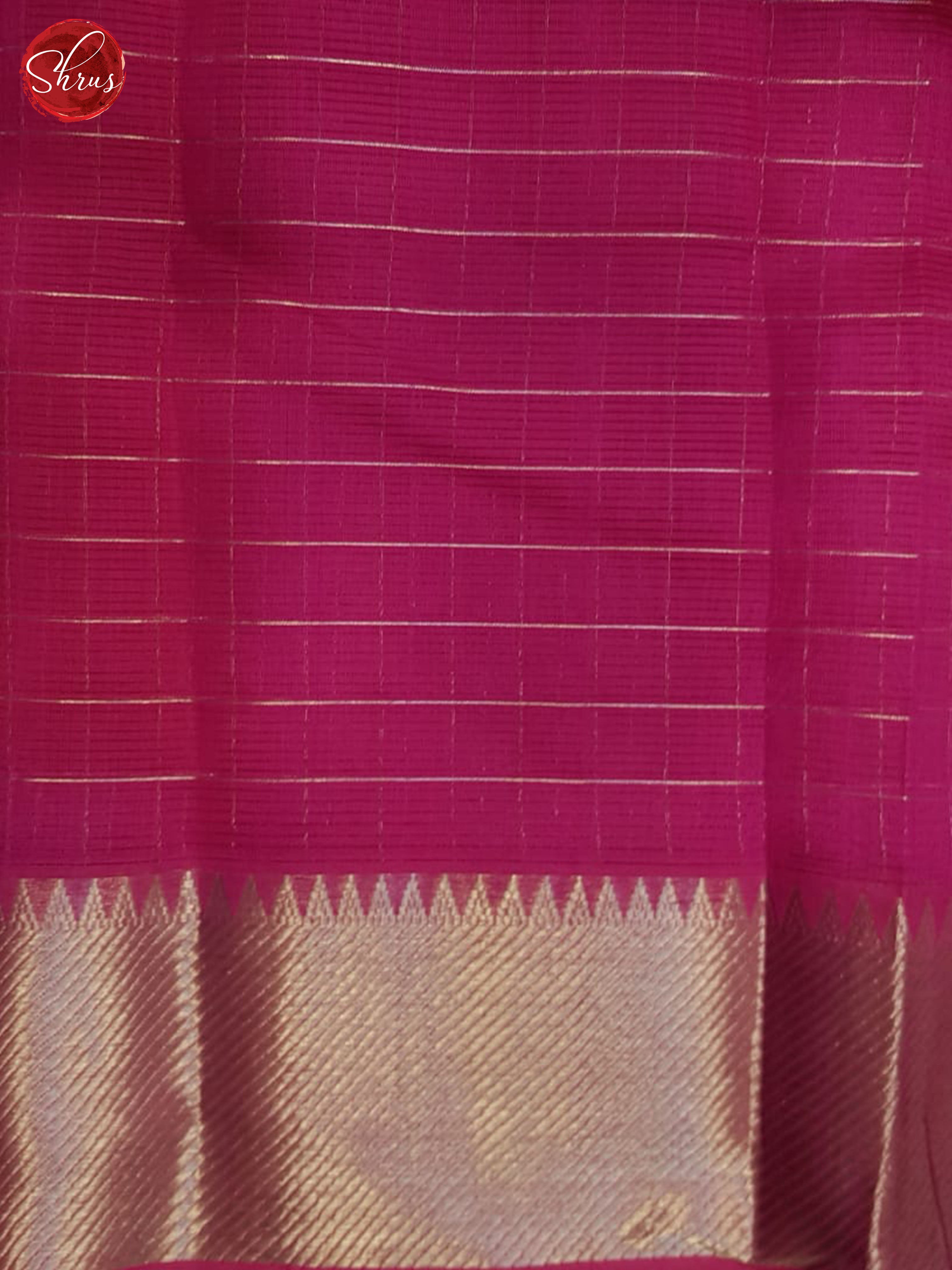 BLS01029 - Mangalagiri silkcotton Saree - Shop on ShrusEternity.com