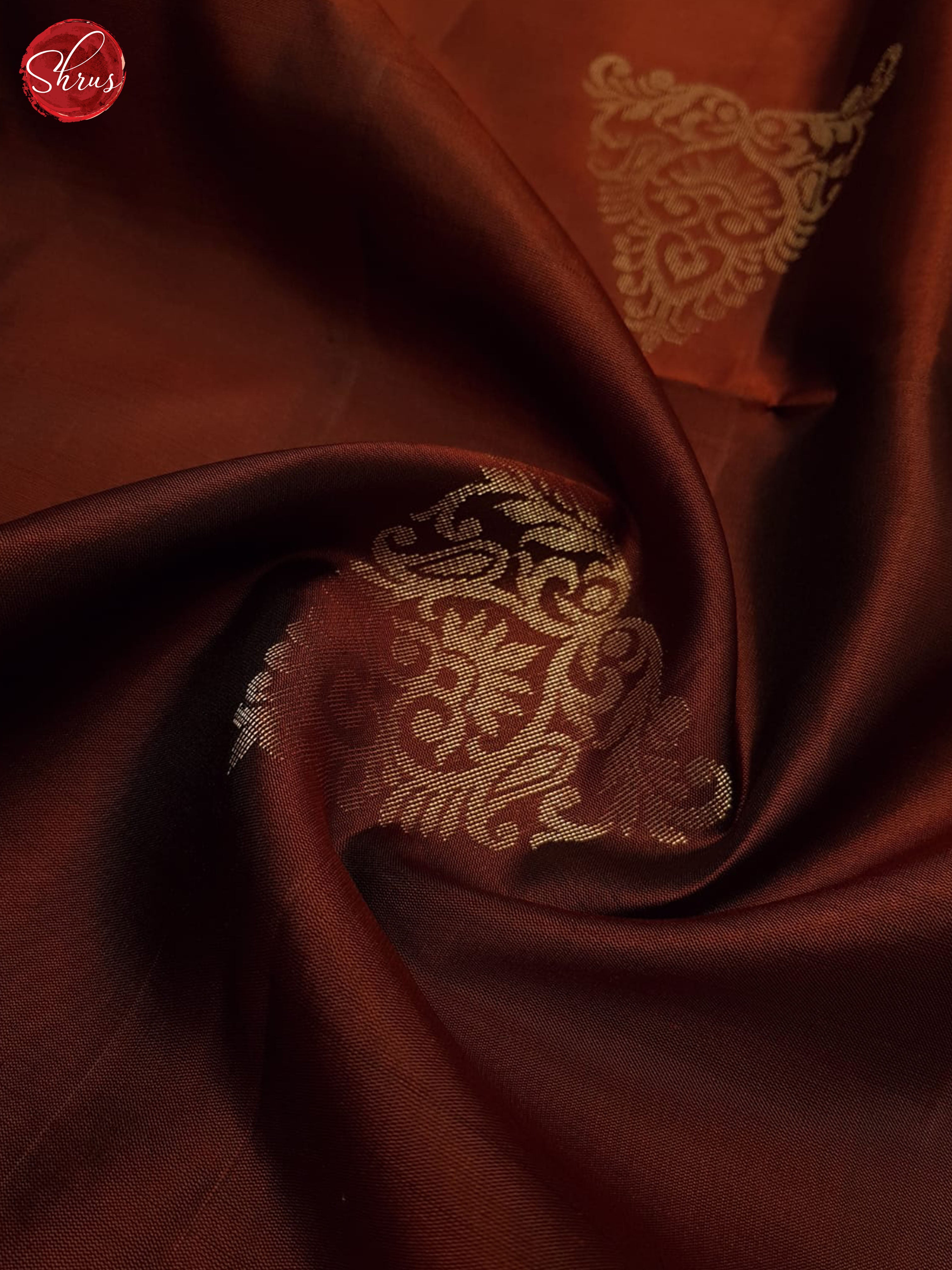 Arakku Maroon and Green- Soft Silk Saree - Shop on ShrusEternity.com