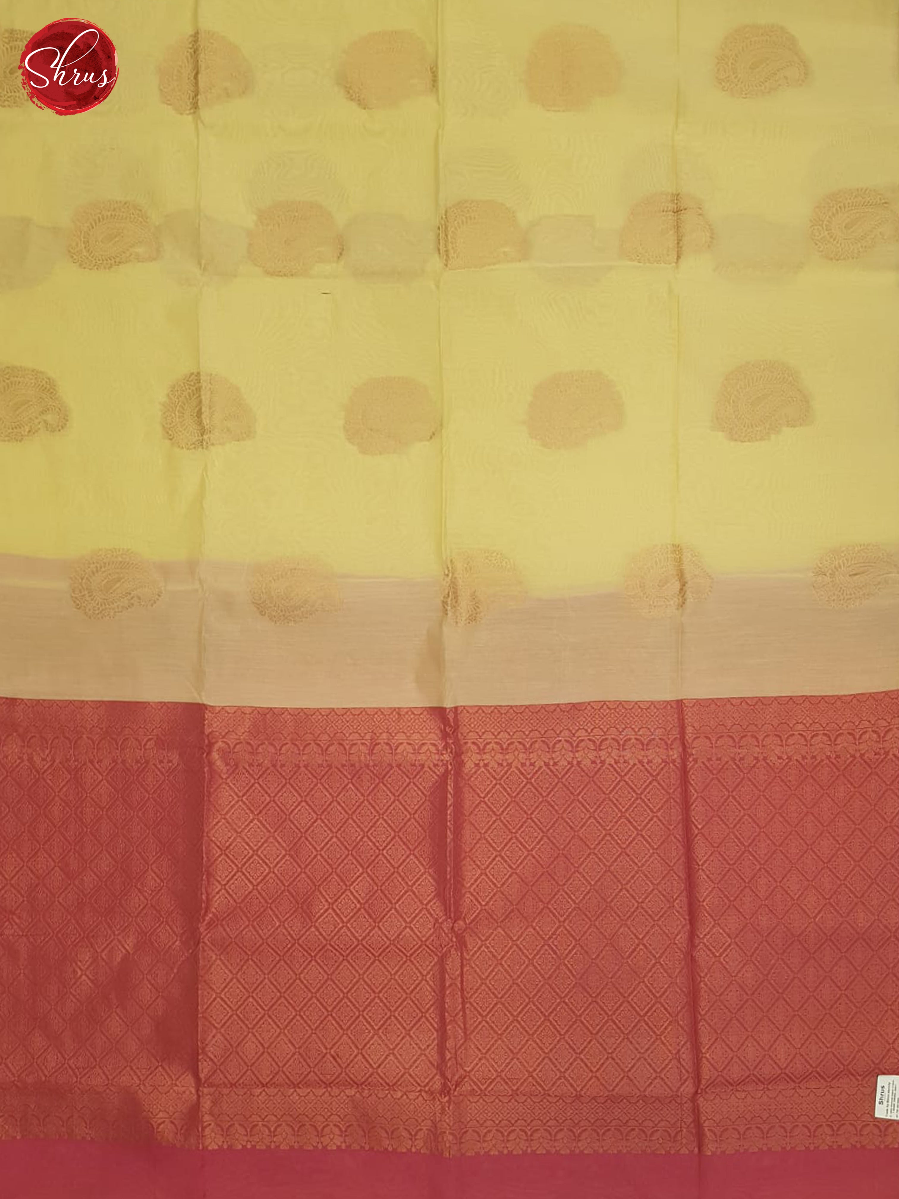 Beige And Pink- Semi Silk Cotton Saree - Shop on ShrusEternity.com