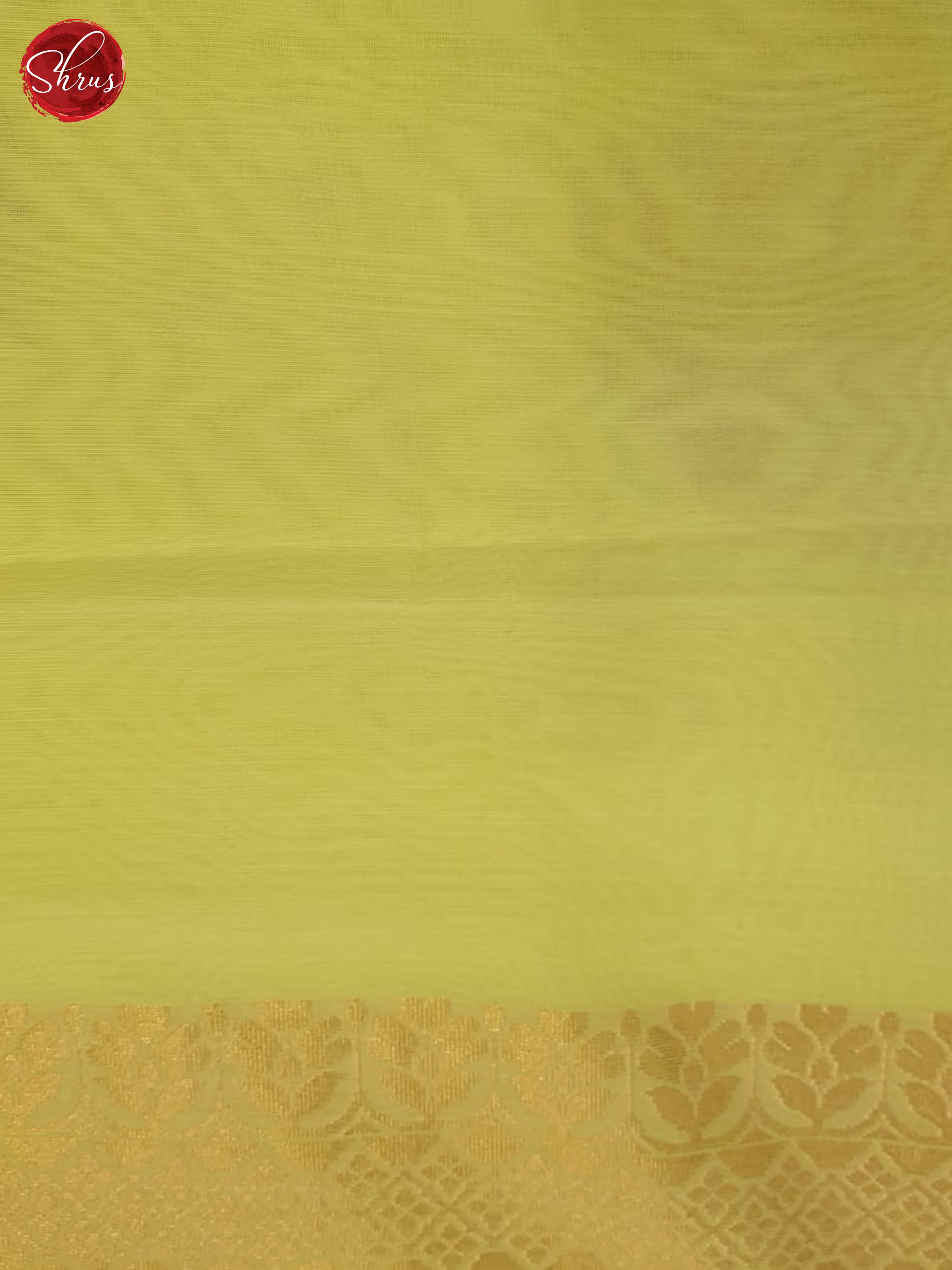 Green And Beige- Semi Silk Cotton Saree - Shop on ShrusEternity.com