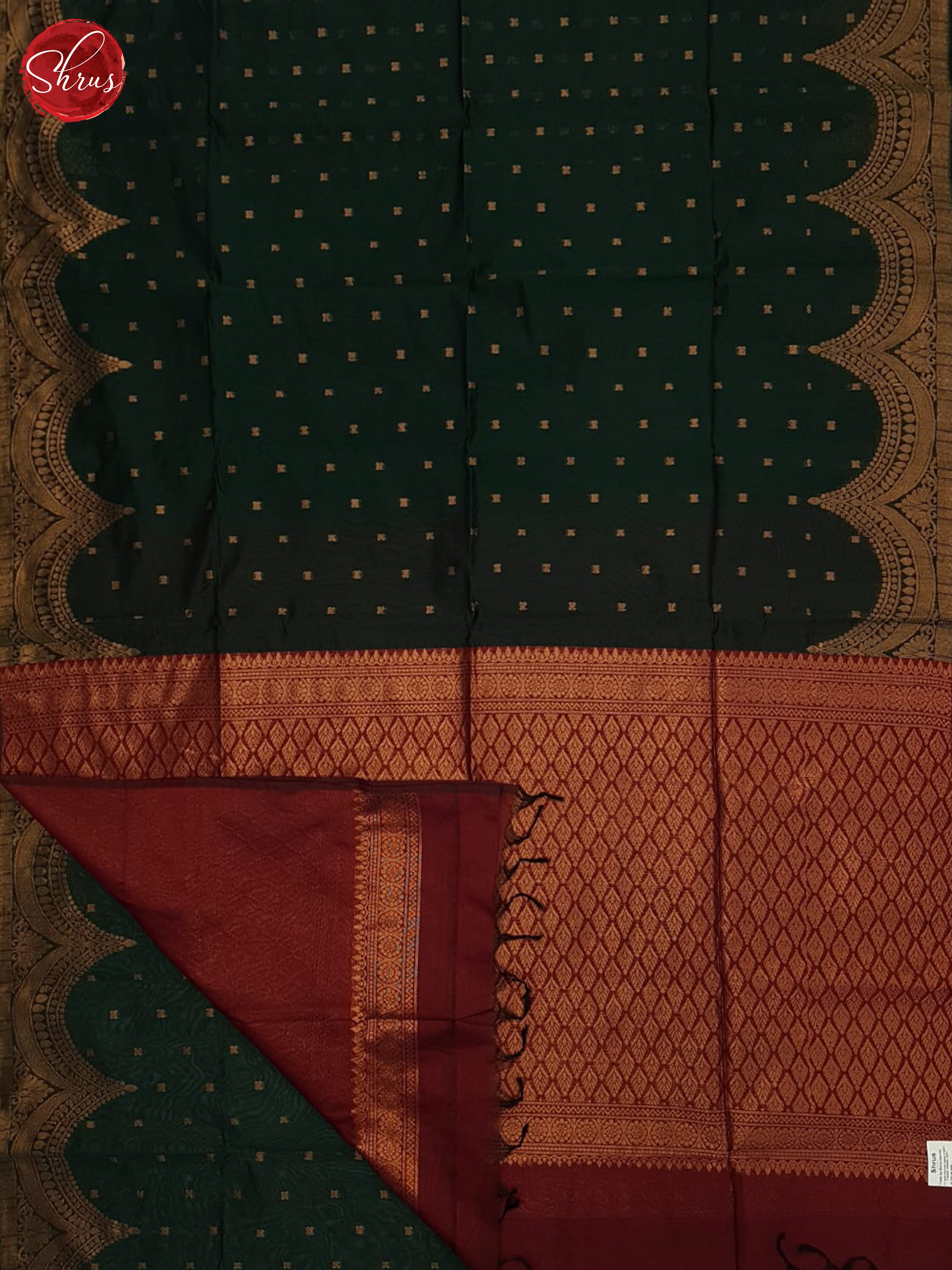 Green And And Araku Maroon-Semi Silk Cotton Saree - Shop on ShrusEternity.com