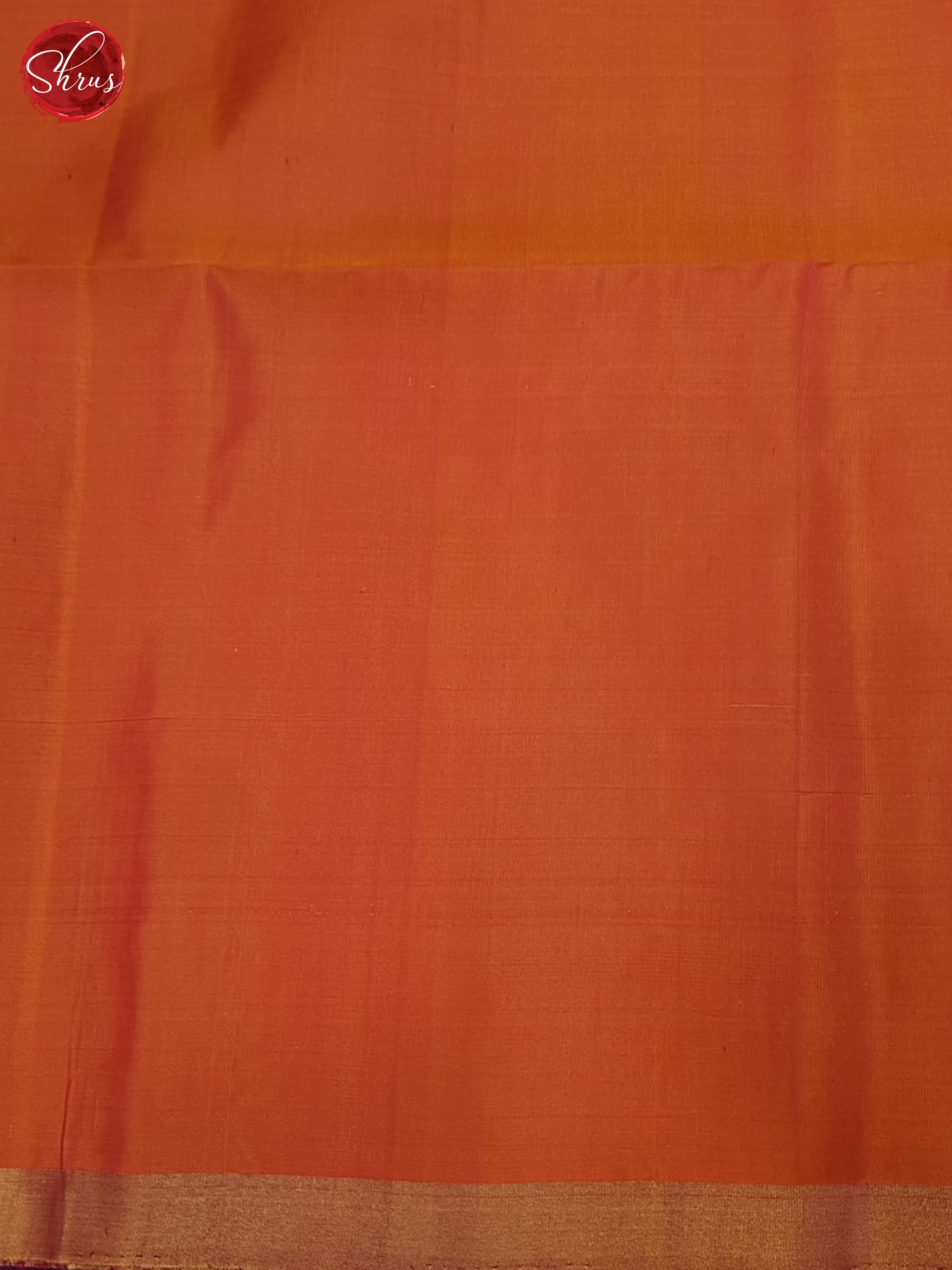 Wine And Orange - Soft Silk saree - Shop on ShrusEternity.com