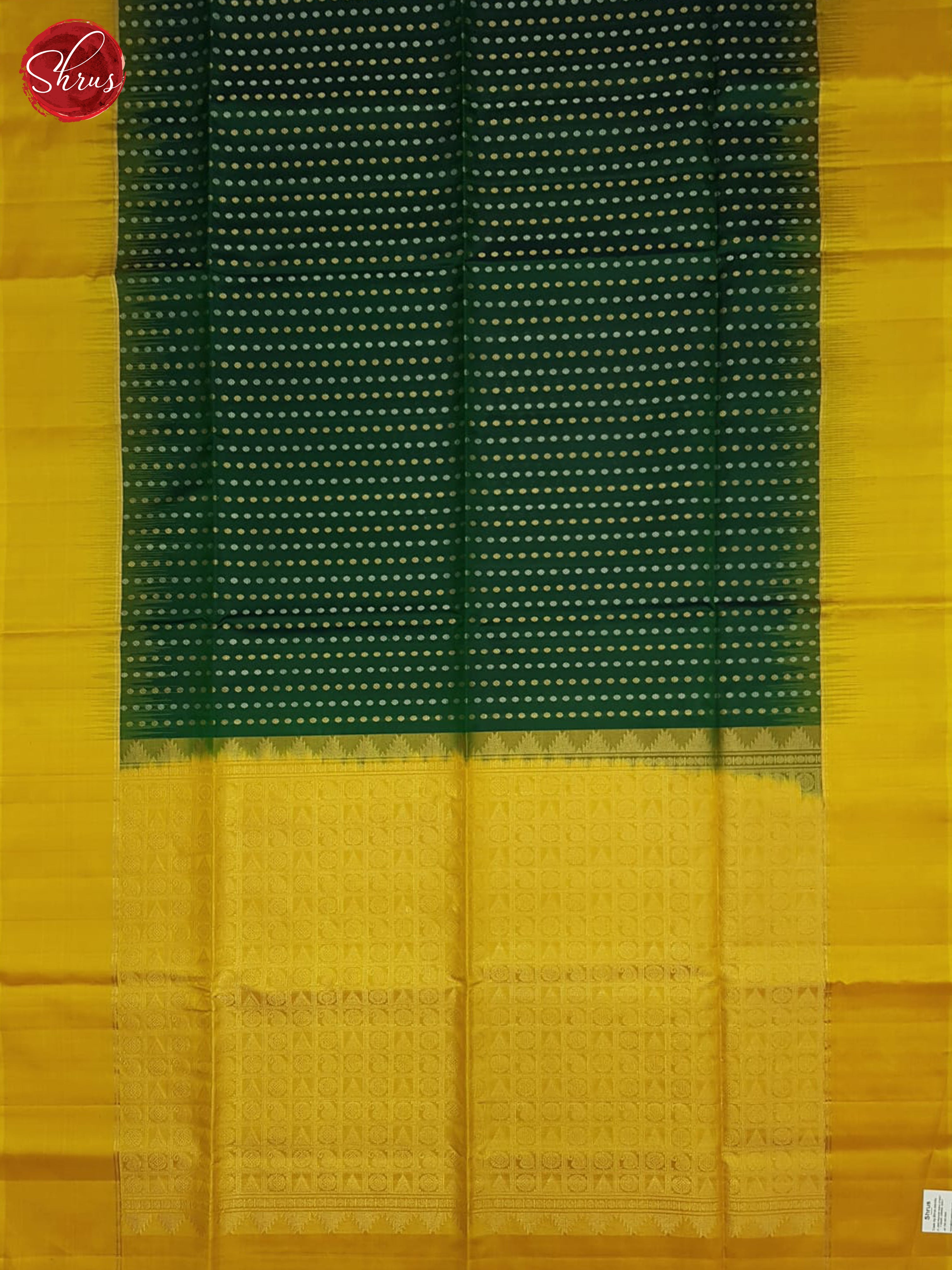 Green And Yellow-Soft Silk Saree - Shop on ShrusEternity.com