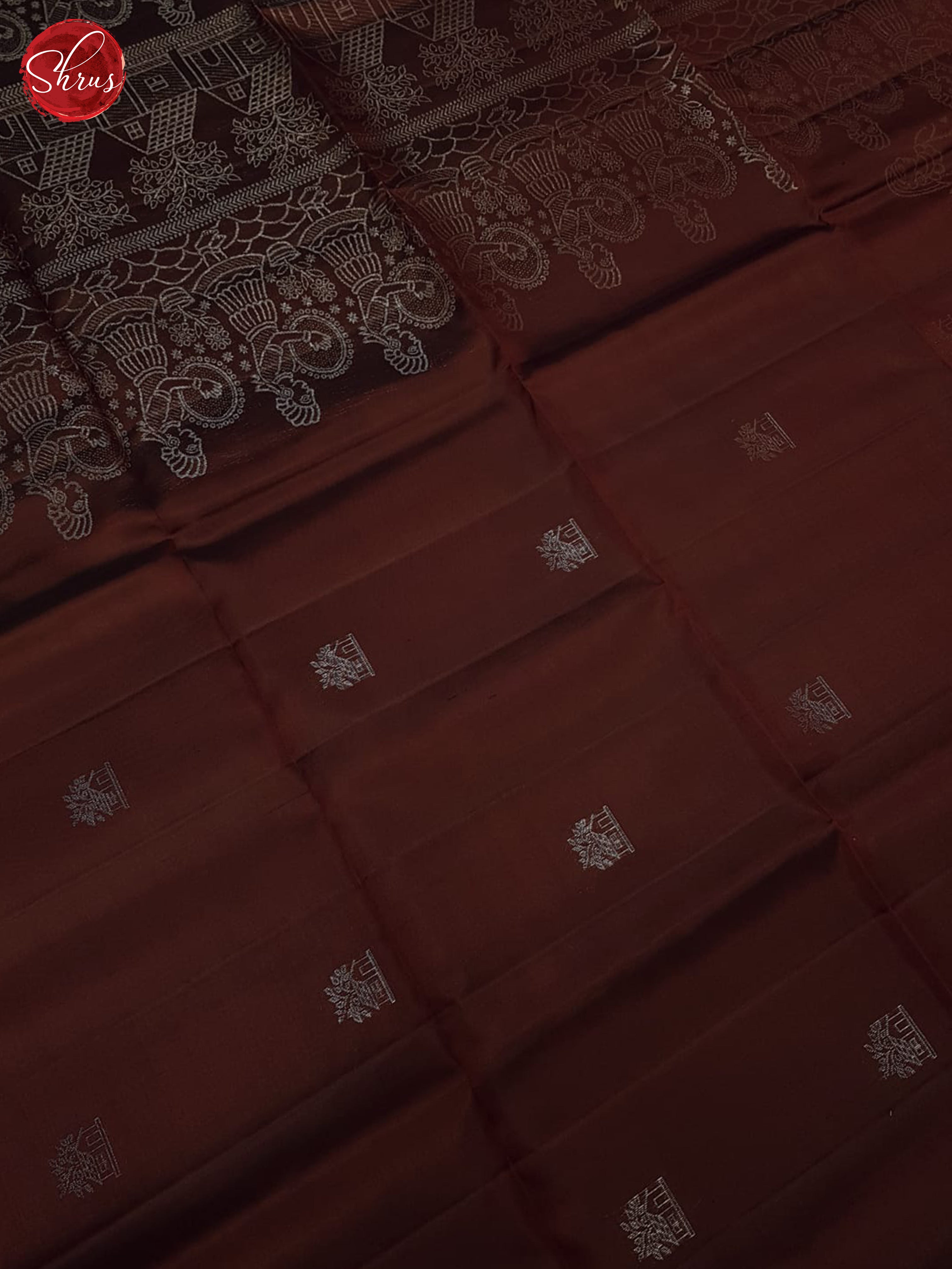 Brown(Single tone)-Soft silk saree - Shop on ShrusEternity.com