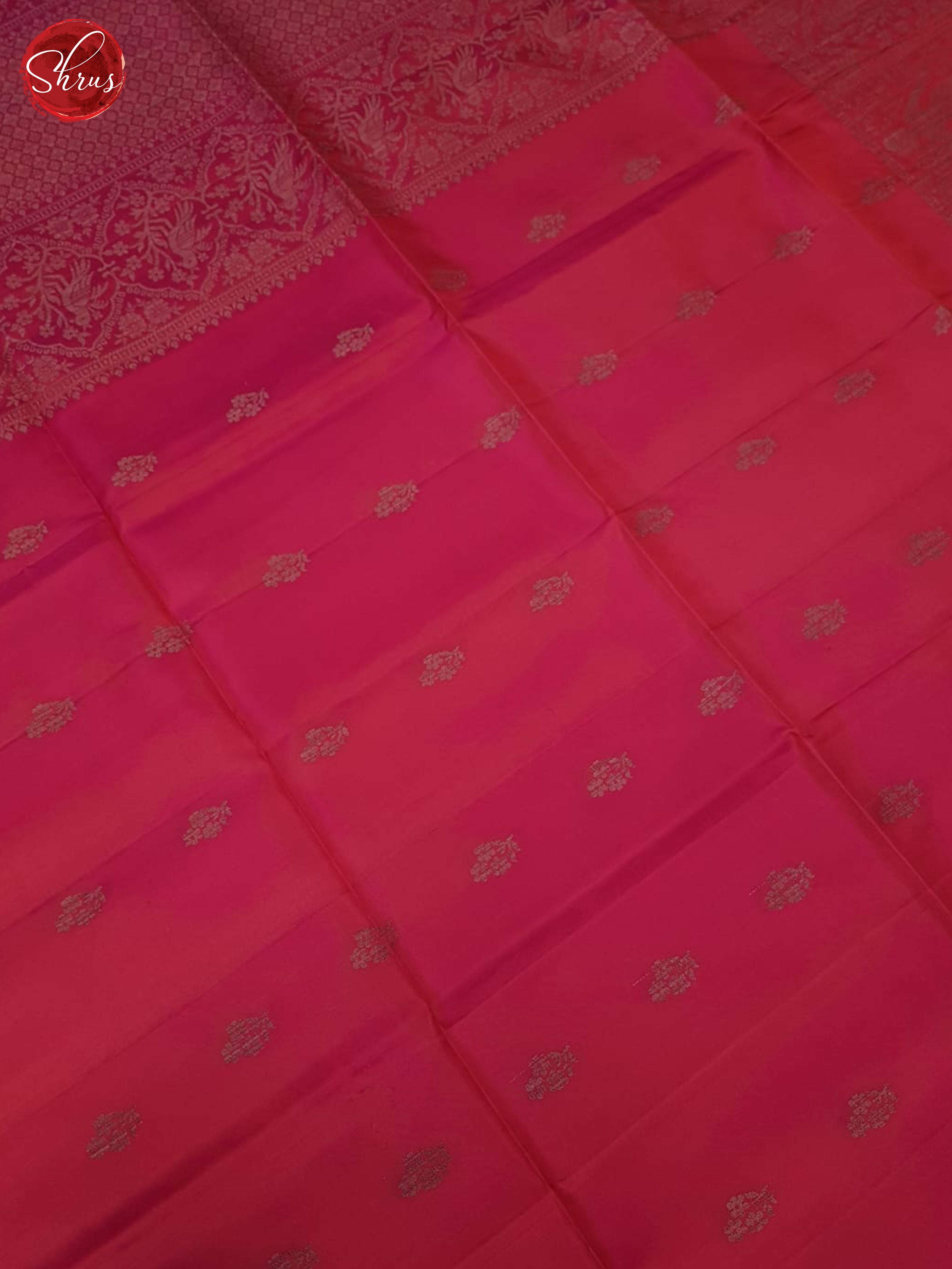 Pink(single tone)-soft silk saree - Shop on ShrusEternity.com