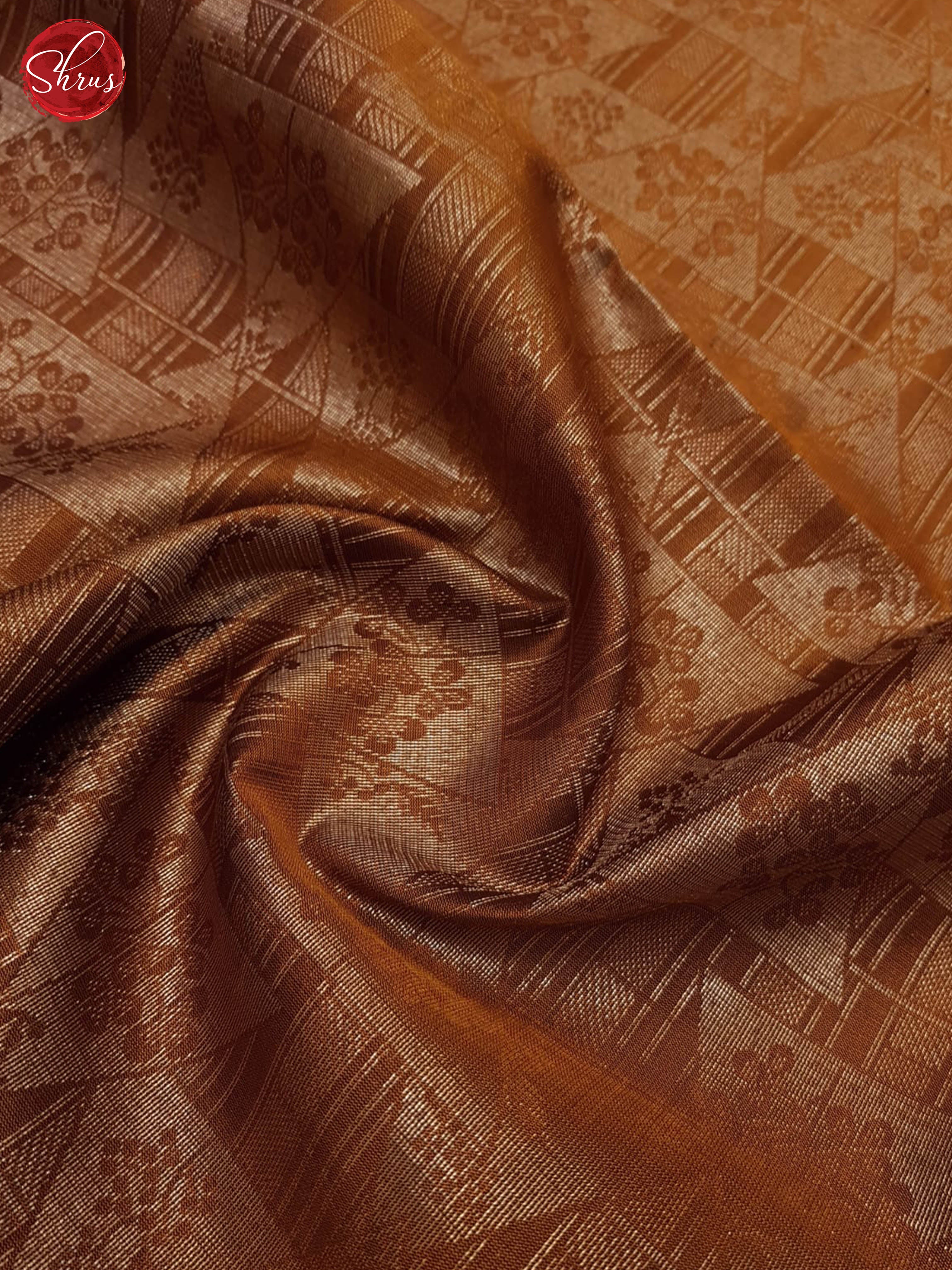 Honey And Deep Wine-Soft silk saree - Shop on ShrusEternity.com