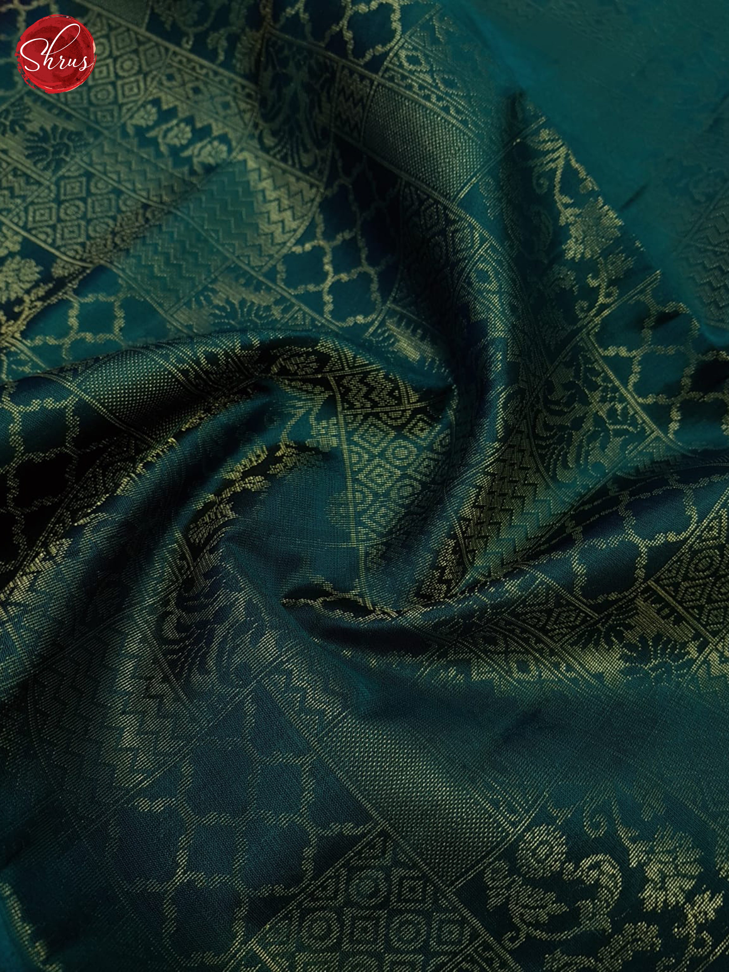 Peacock Blue And Wine-Soft Silk Saree - Shop on ShrusEternity.com