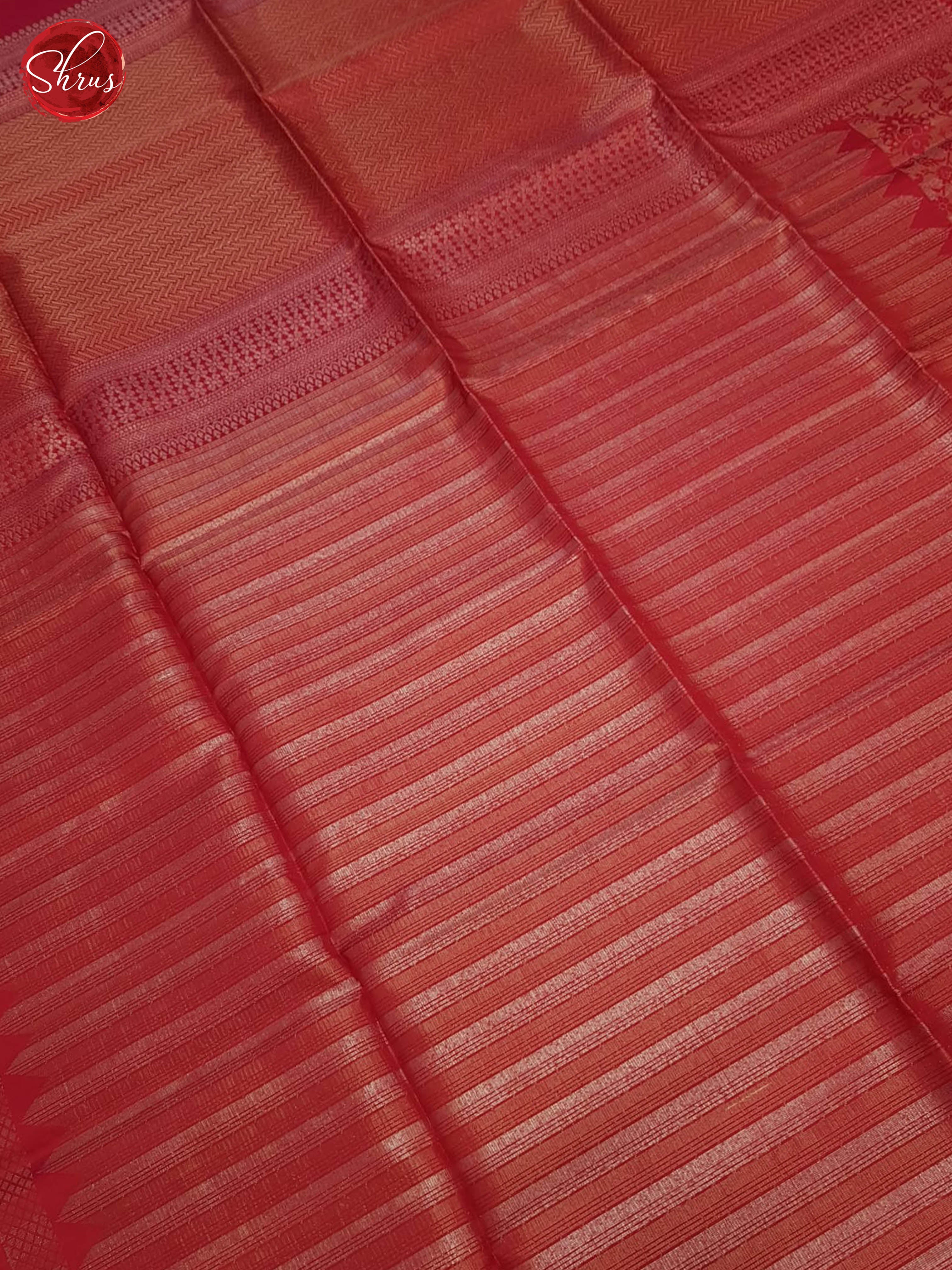 Red(single tone)-Soft Silk saree - Shop on ShrusEternity.com