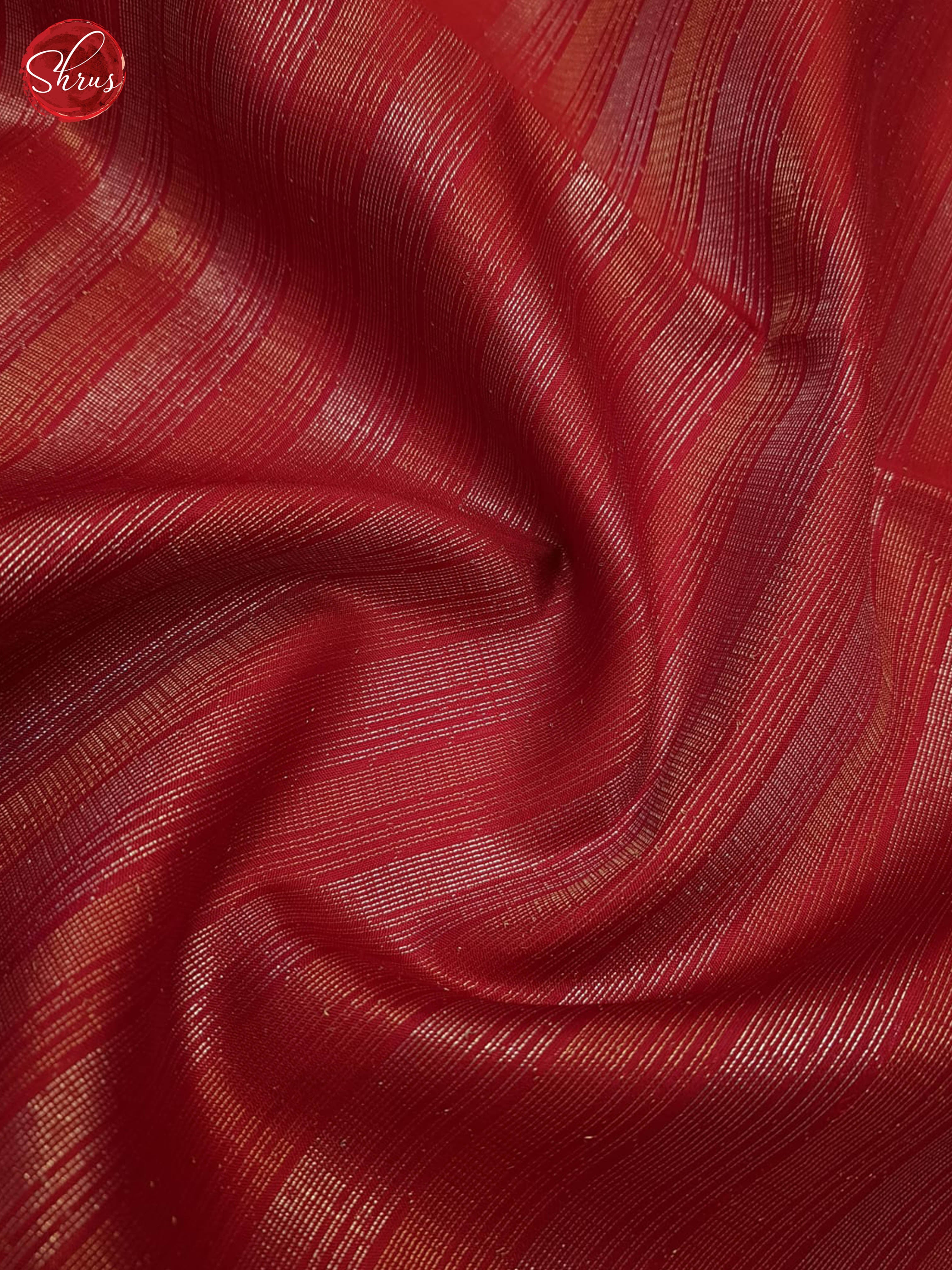 Red(single tone)-Soft Silk saree - Shop on ShrusEternity.com