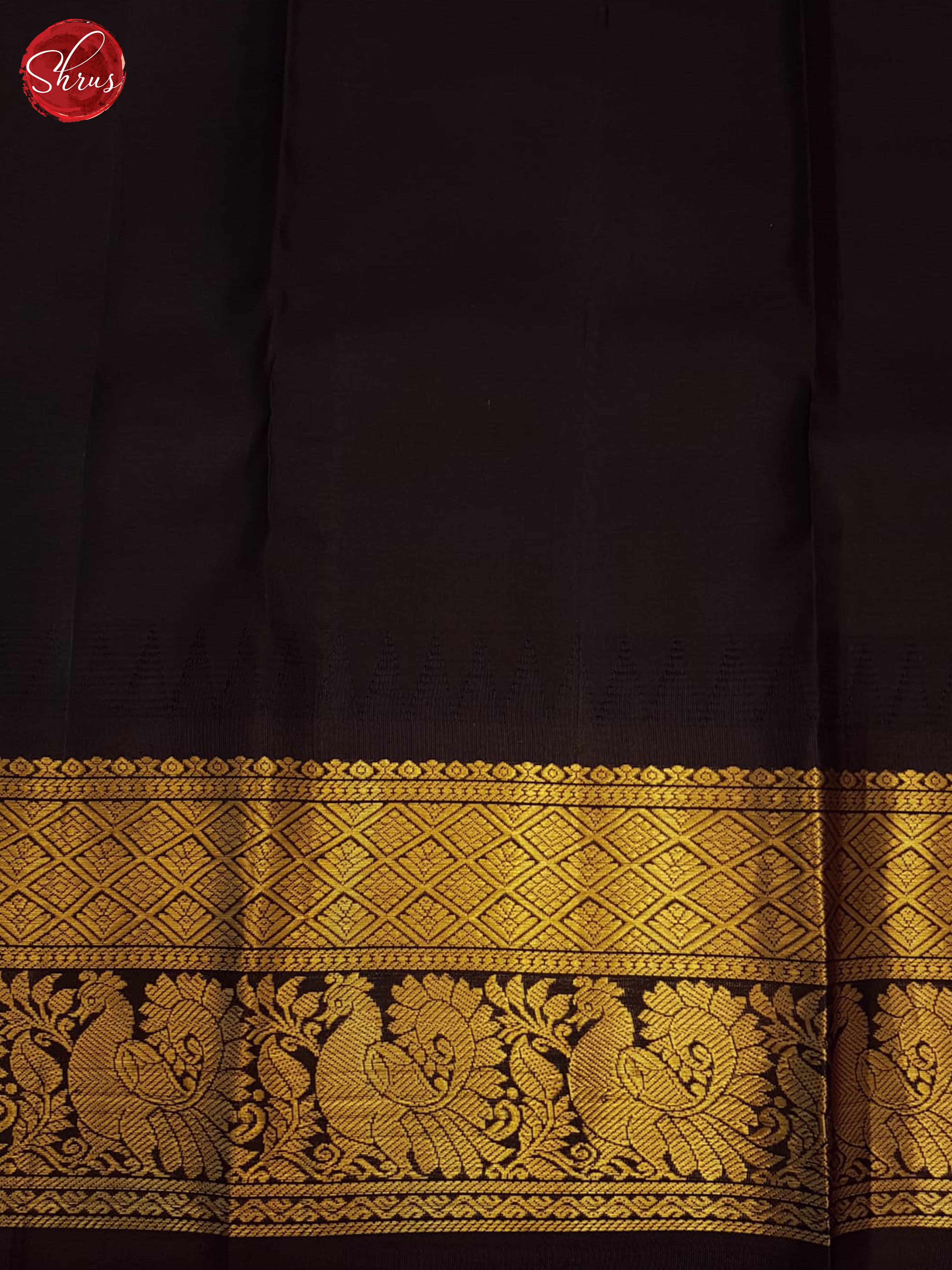 Blue And Brown- Gadwal silk saree - Shop on ShrusEternity.com