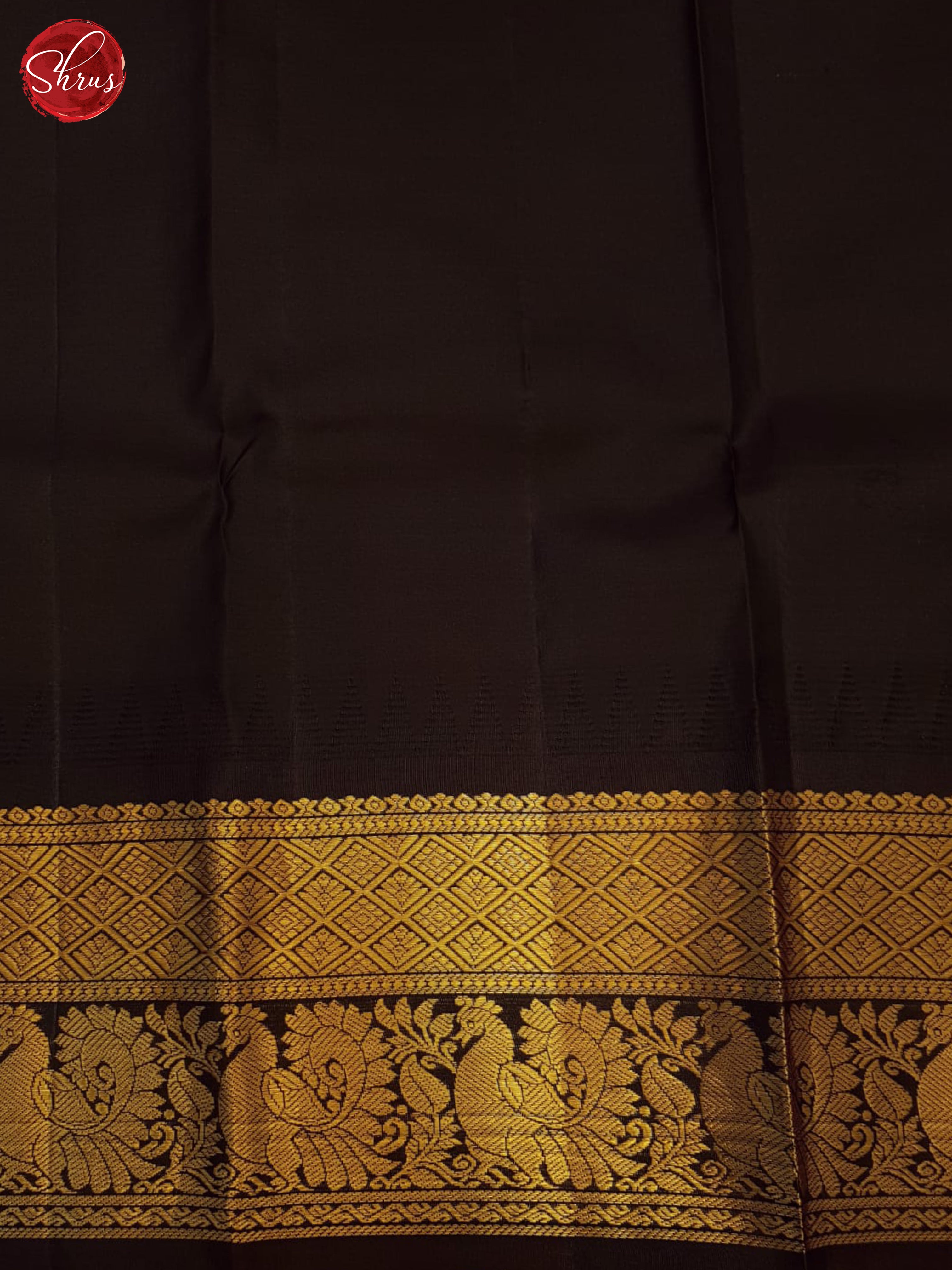 Yellow And Brown- Gadwal Silk Saree - Shop on ShrusEternity.com