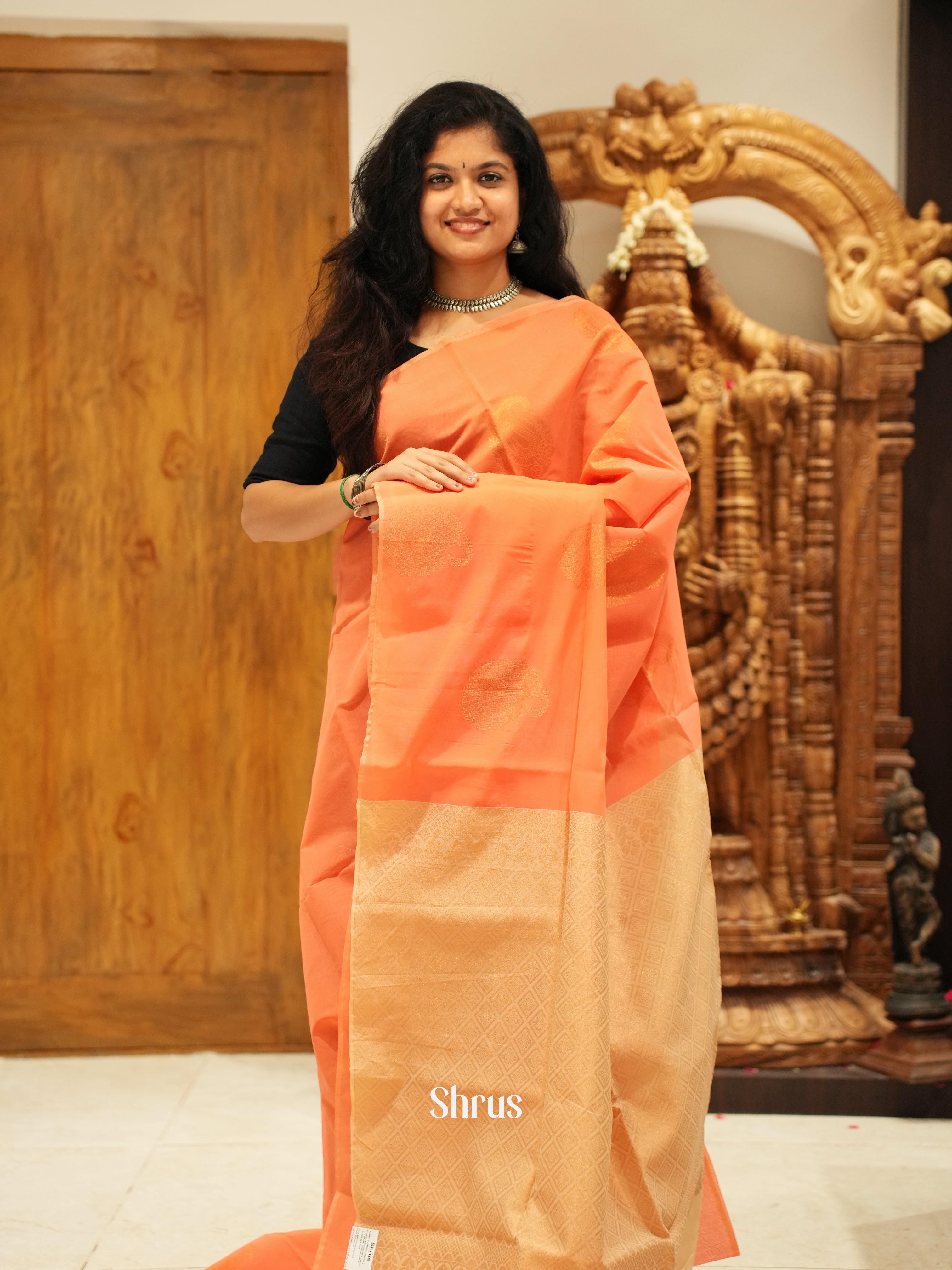 BLS11103 -Semi Silkcotton Saree