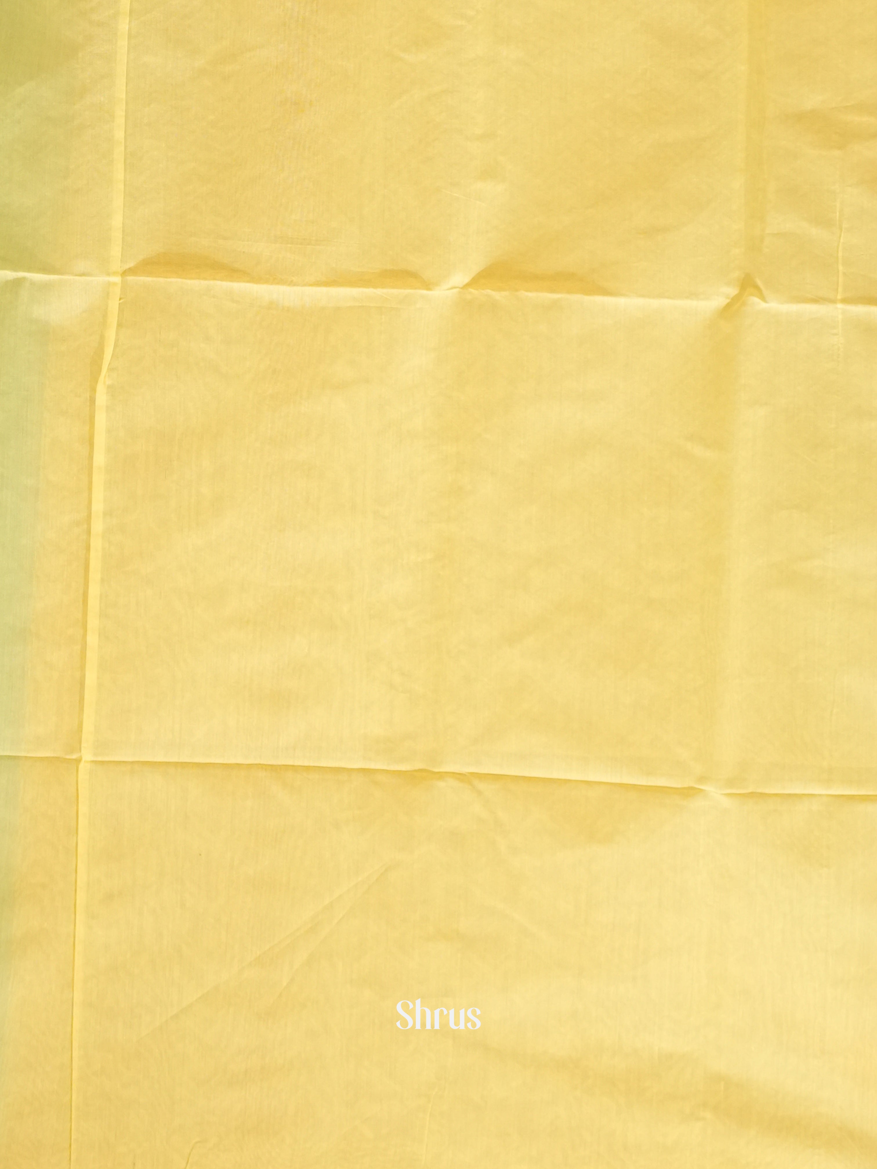 Green And Beige-Semi Silk Cotton Saree