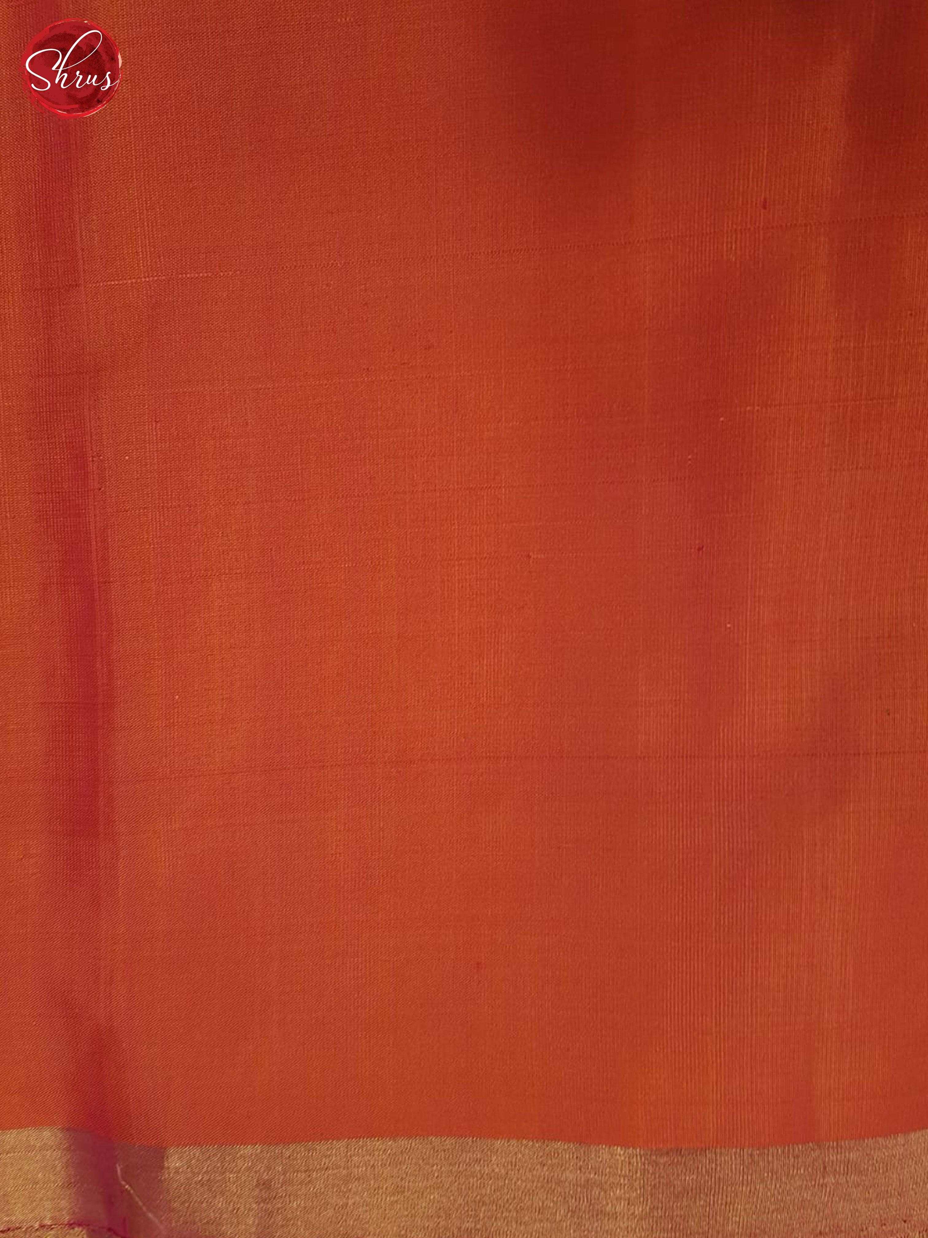 Brown and Orange- Soft Silk Saree - Shop on ShrusEternity.com