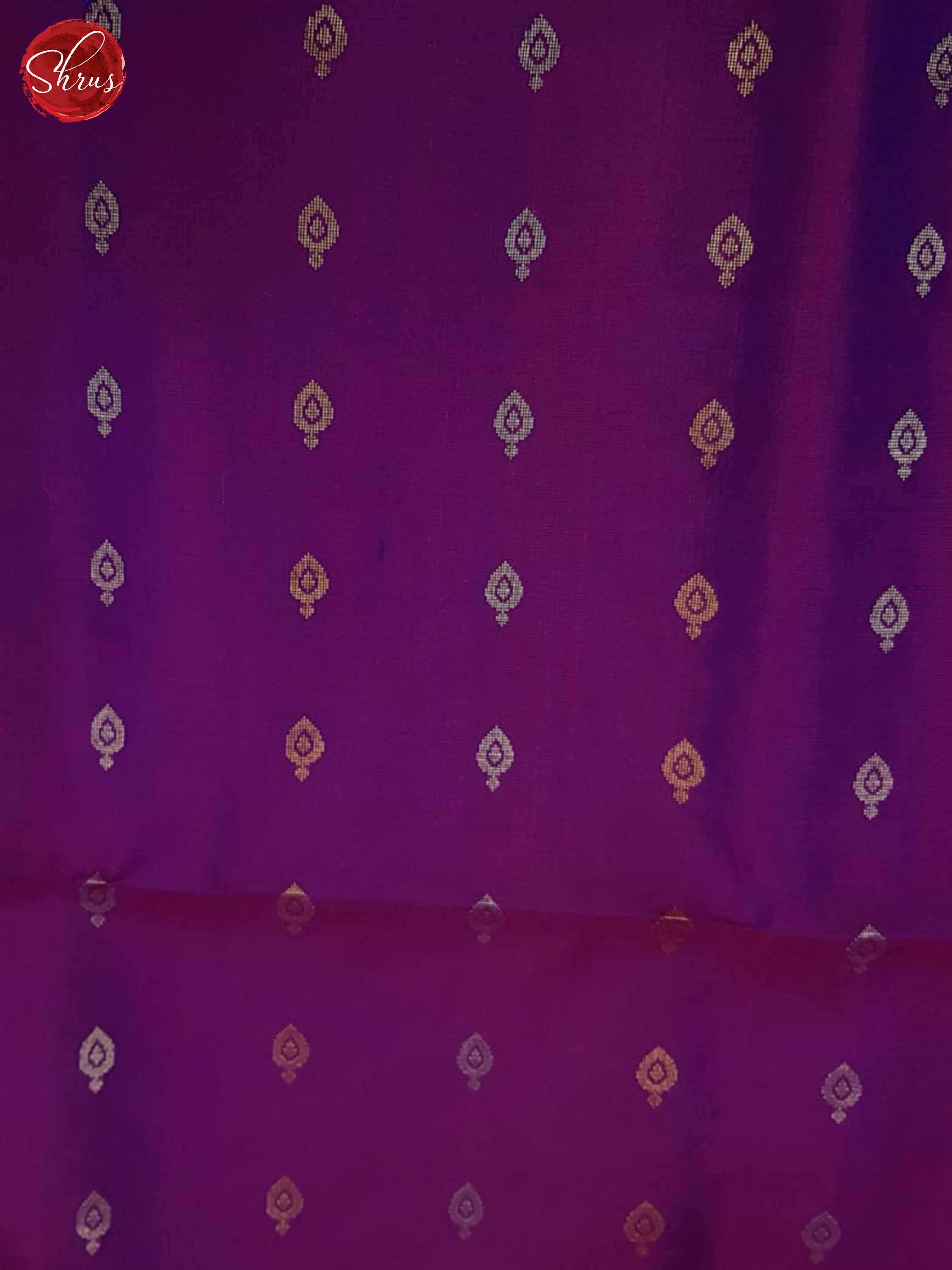 Blue and Purple - Soft Silk Saree - Shop on ShrusEternity.com