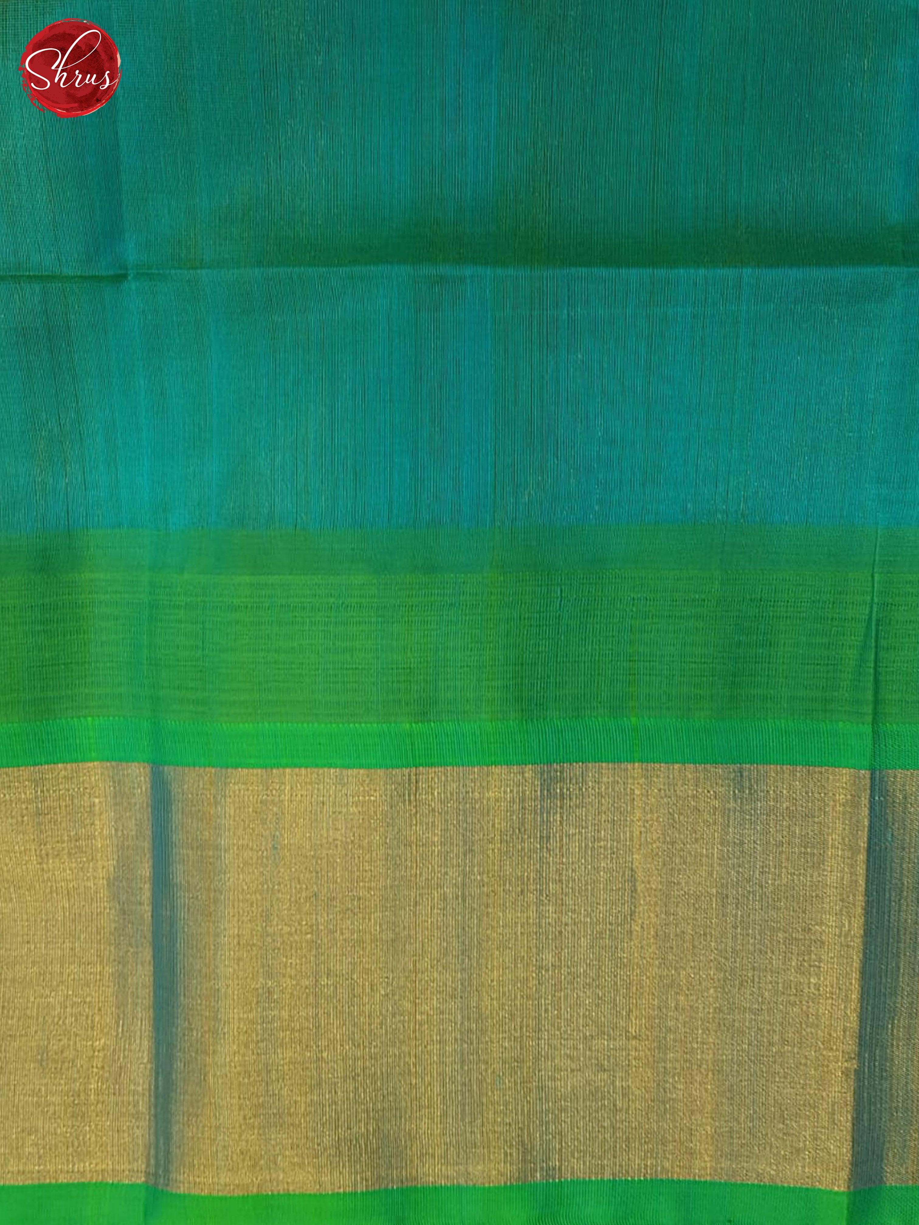 Pink and green- Silk Cotton Saree - Shop on ShrusEternity.com