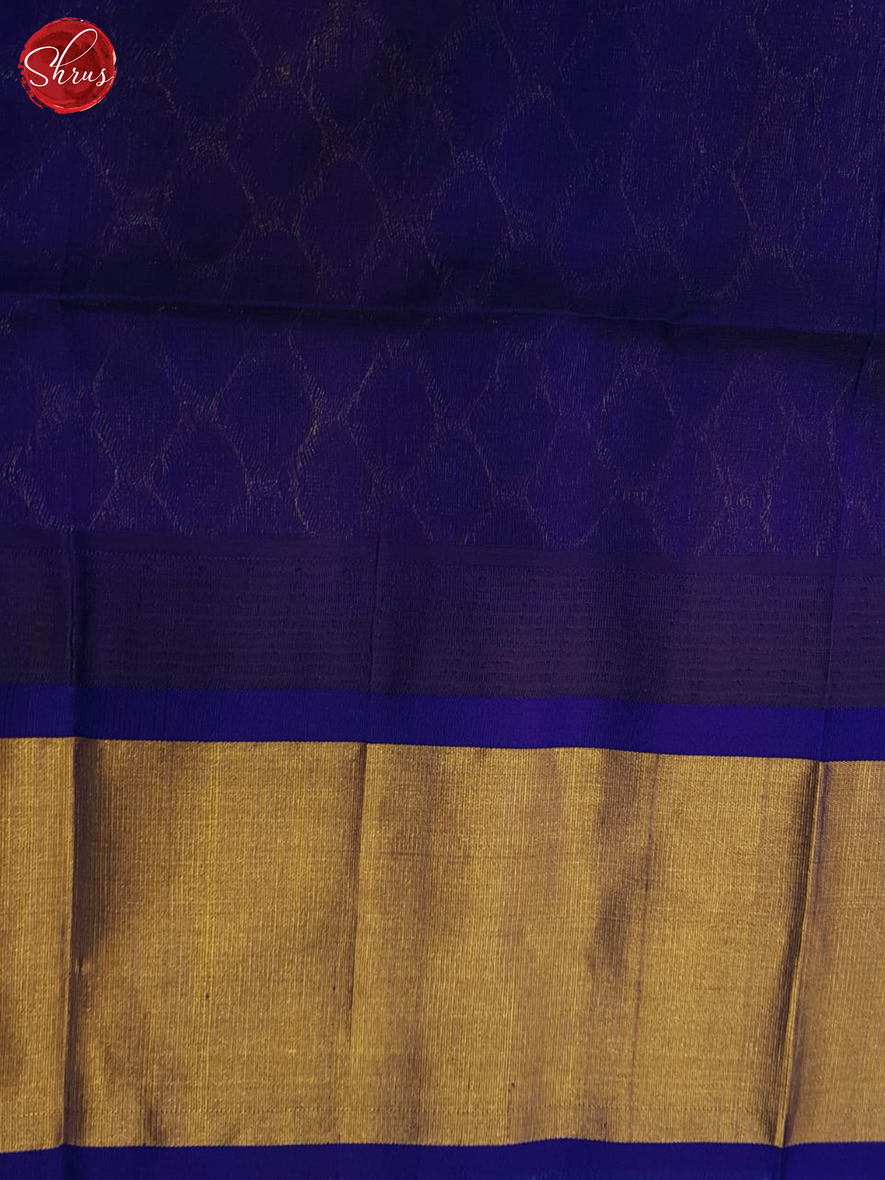 Teal blue and blue - Silk Cotton Saree - Shop on ShrusEternity.com