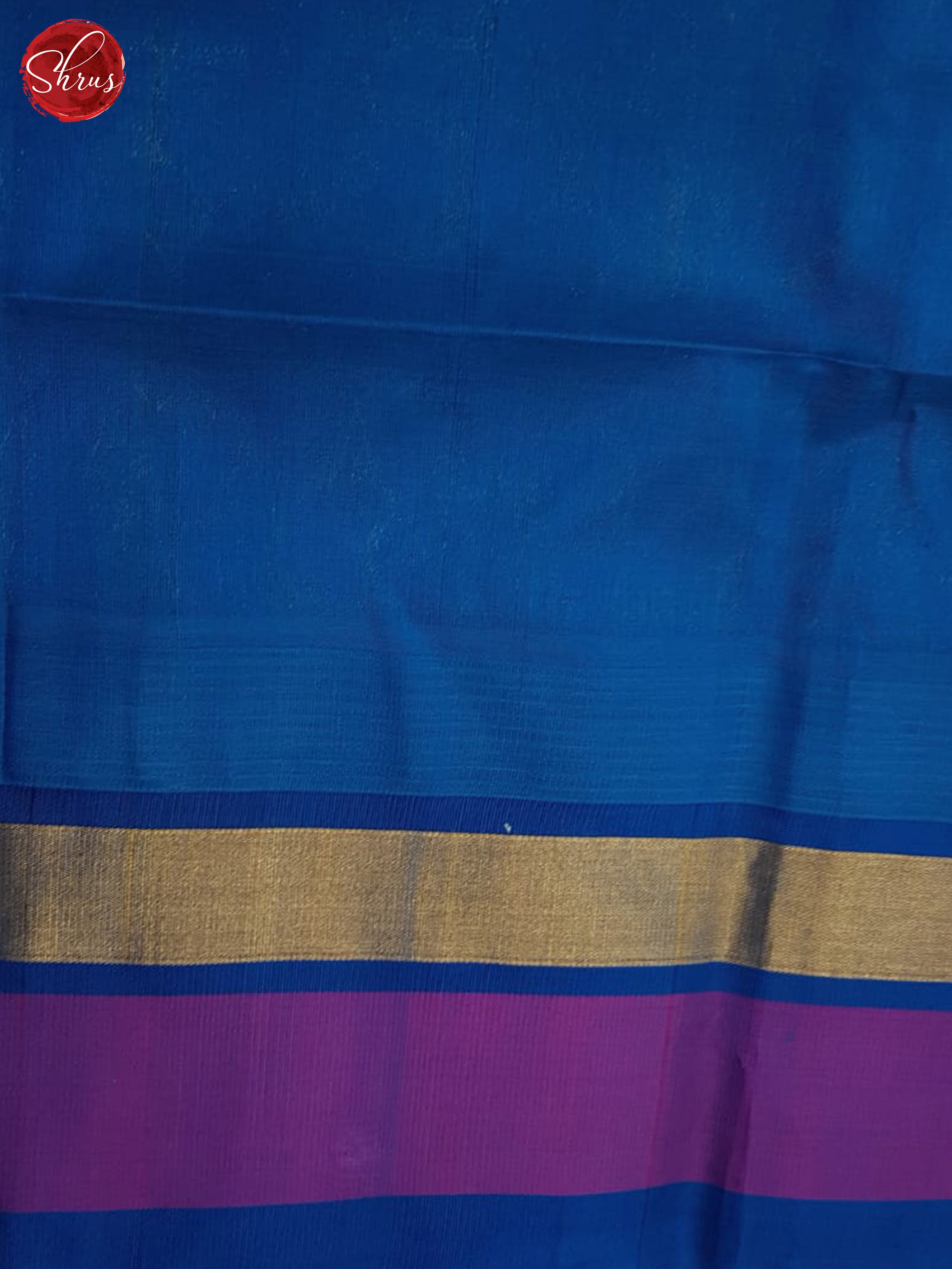 Green and Blue - Silk Cotton Saree - Shop on ShrusEternity.com