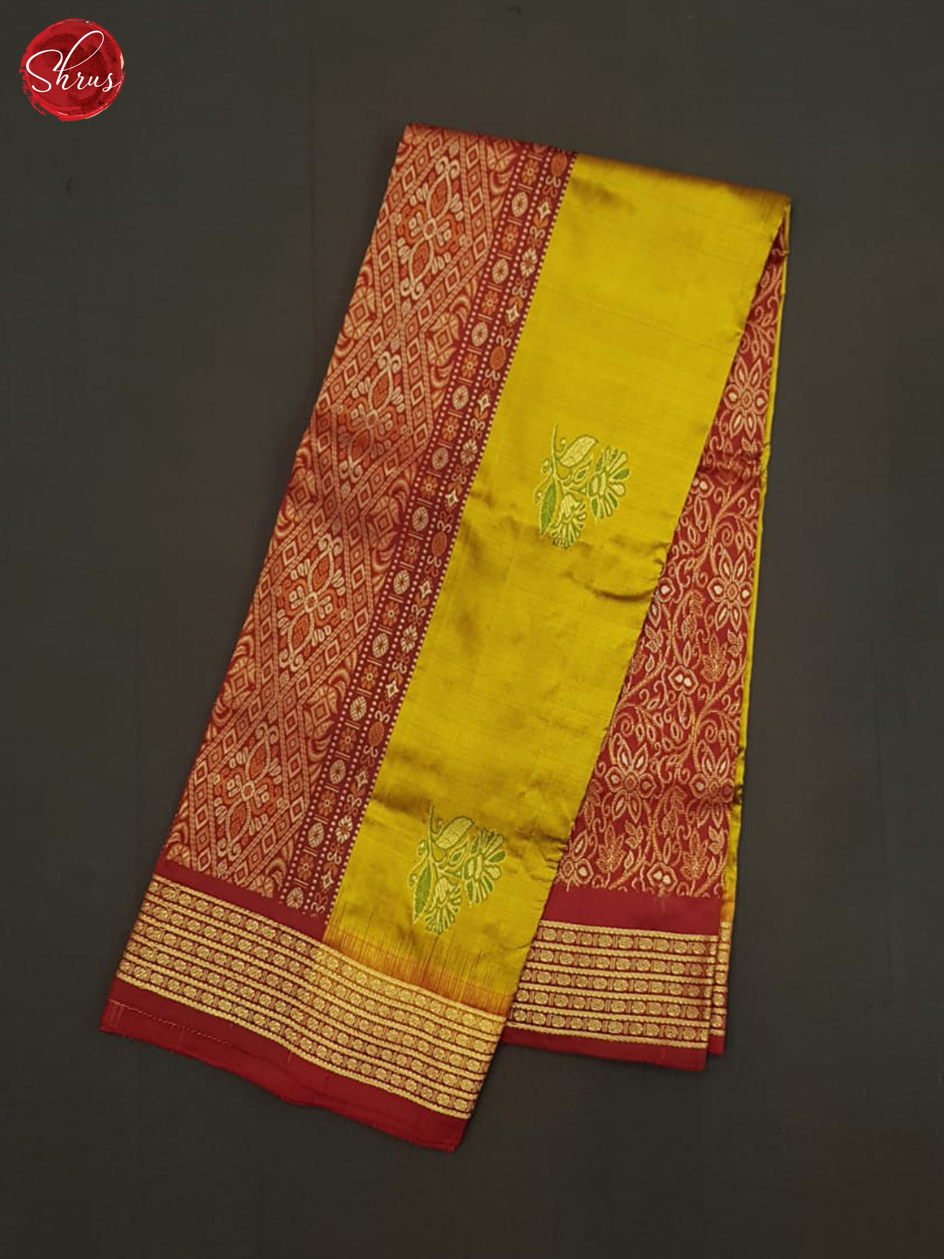 Mathulir Green And Maroon-Odisha Sambalpuri Silk Saree - Shop on ShrusEternity.com