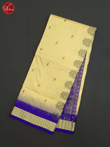 Beige And Purple-Odisha Sambalpuri Silk Saree - Shop on ShrusEternity.com