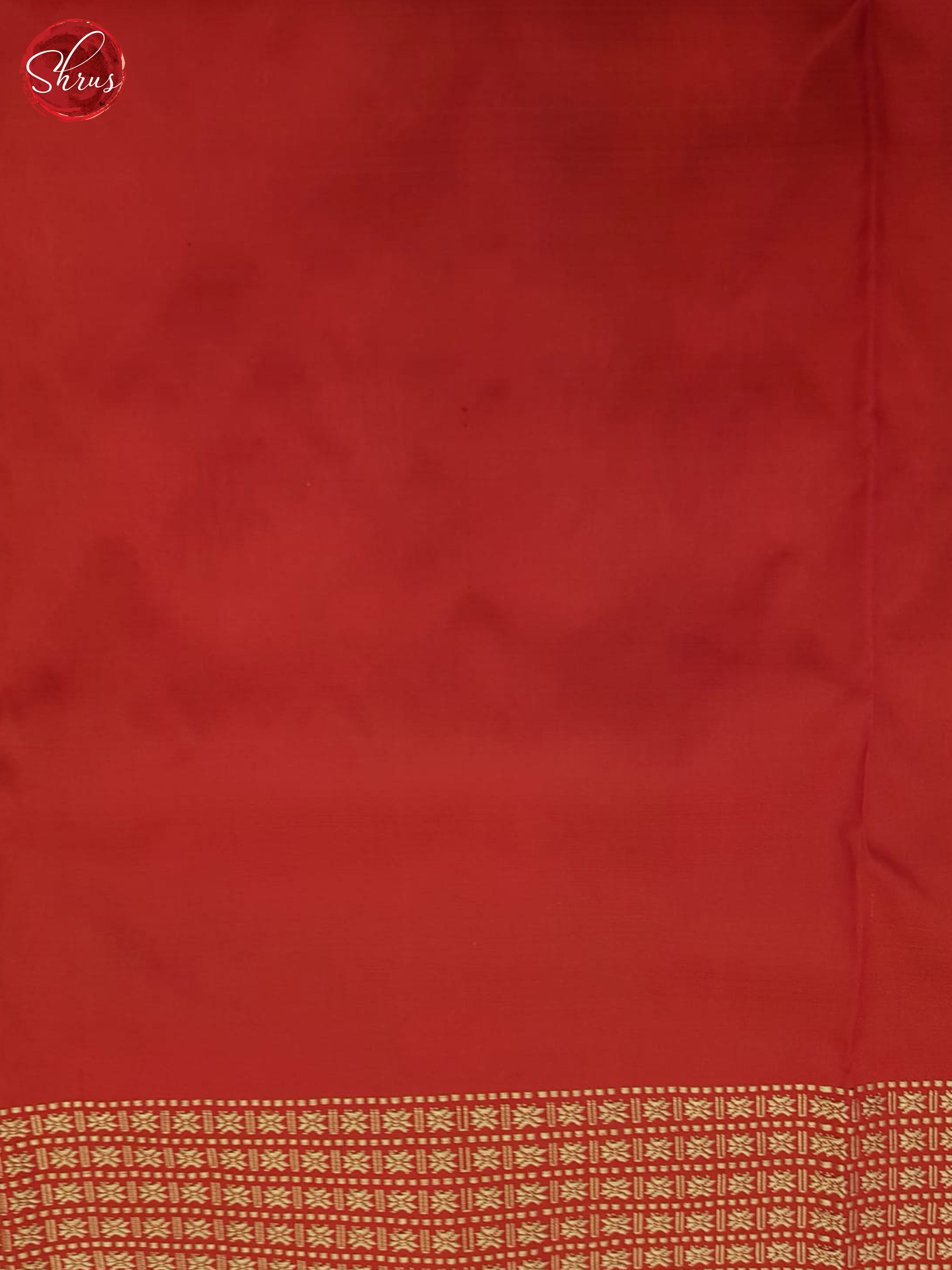 Grey And Red-Odisha Sambalpuri Silk Saree - Shop on ShrusEternity.com