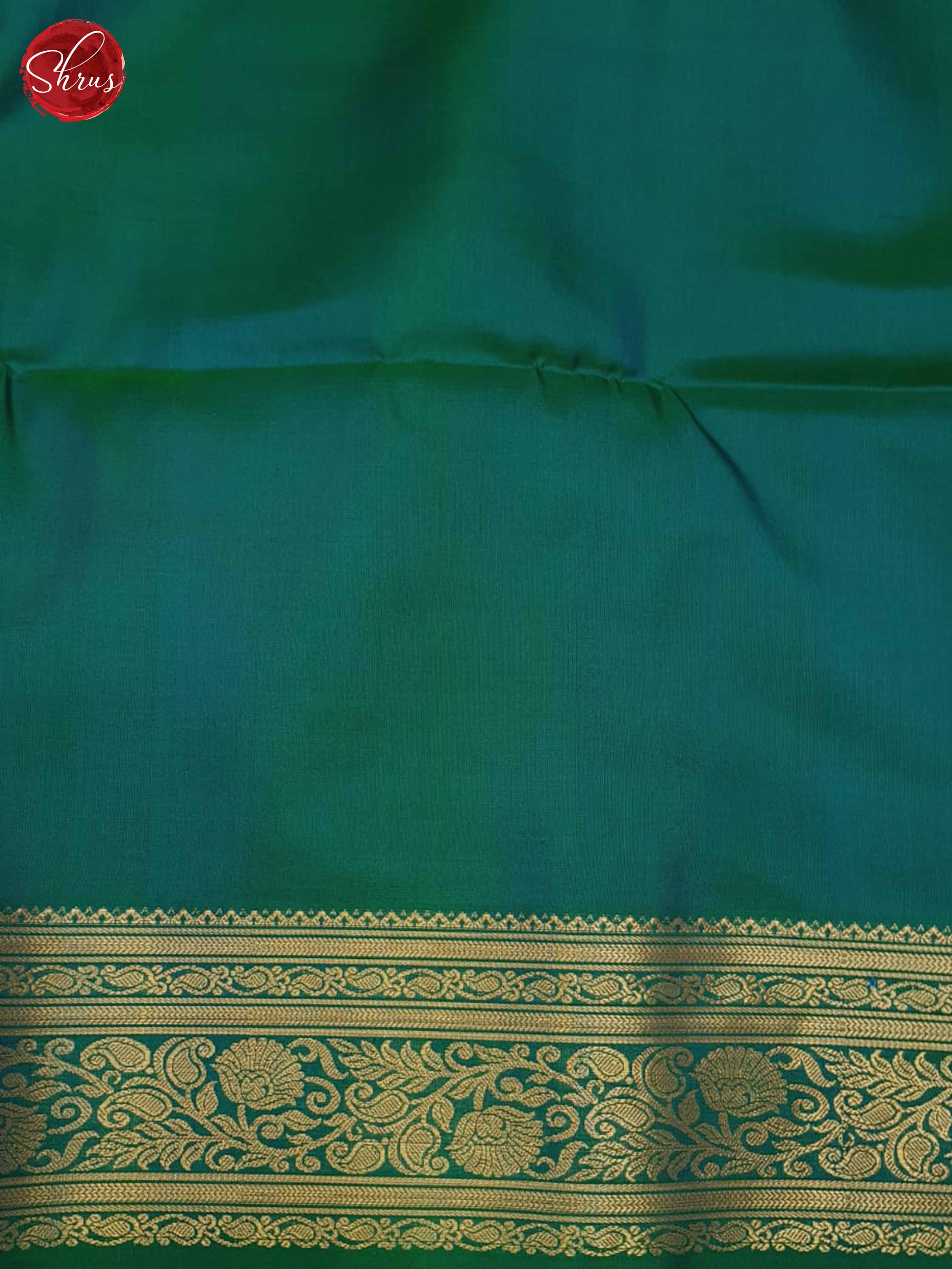 Red and Green - Soft Silk Saree - Shop on ShrusEternity.com