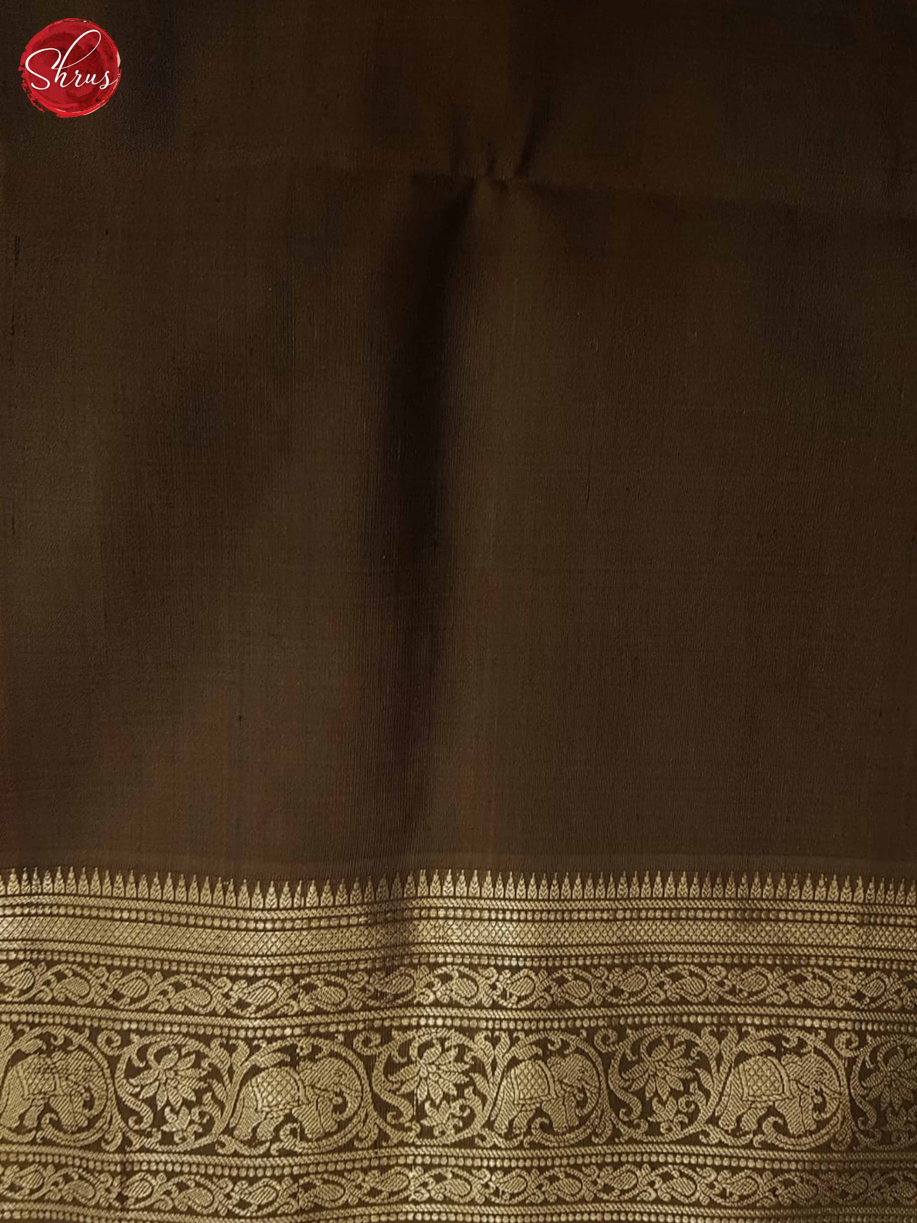 Black and brown - Soft Silk Saree - Shop on ShrusEternity.com