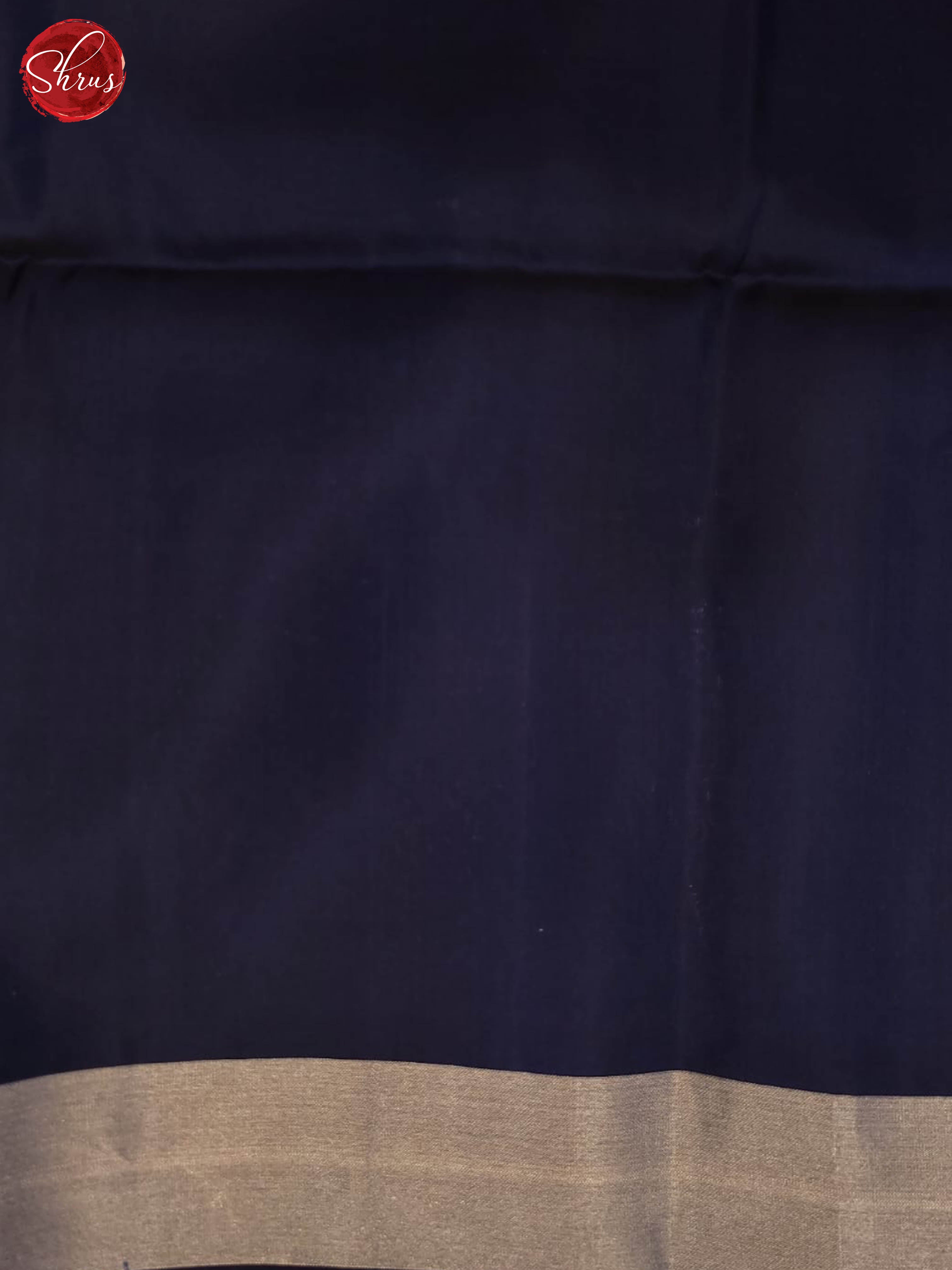 Navy blue(Single Tone)- Soft Silk Saree - Shop on ShrusEternity.com