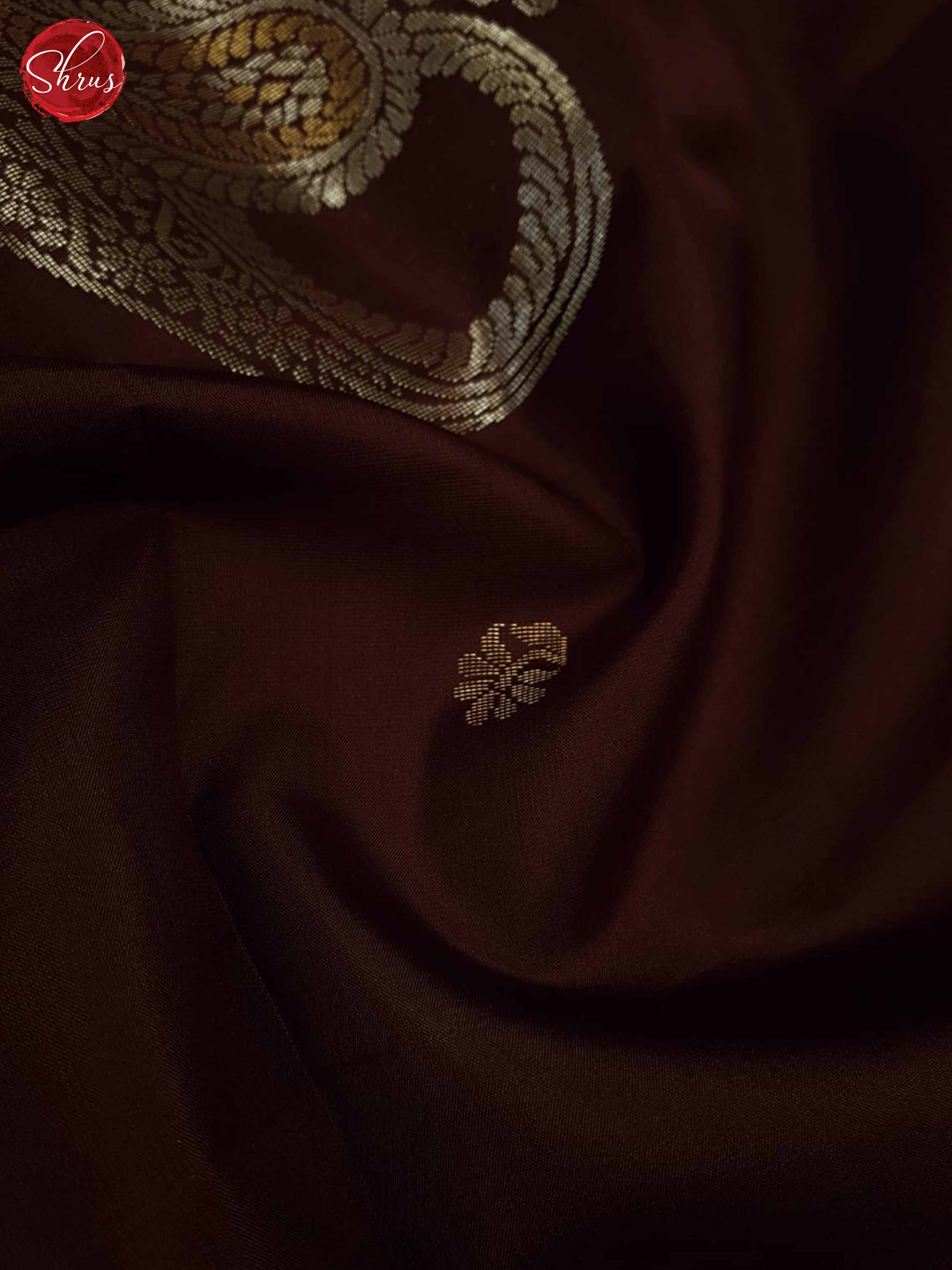 Brown(Single tone) - Soft Silk Saree - Shop on ShrusEternity.com