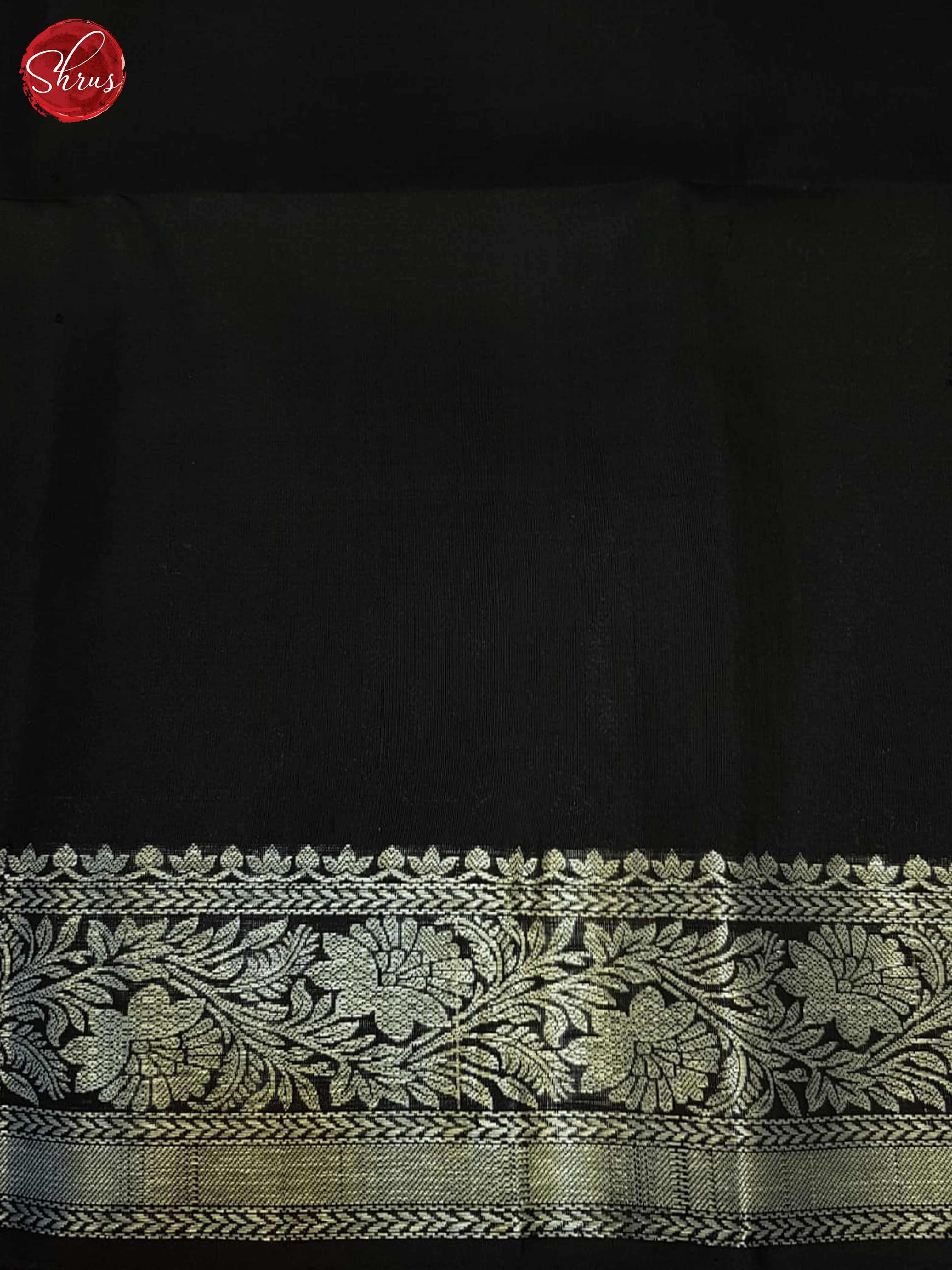 Cream and Black - Soft Silk Saree - Shop on ShrusEternity.com