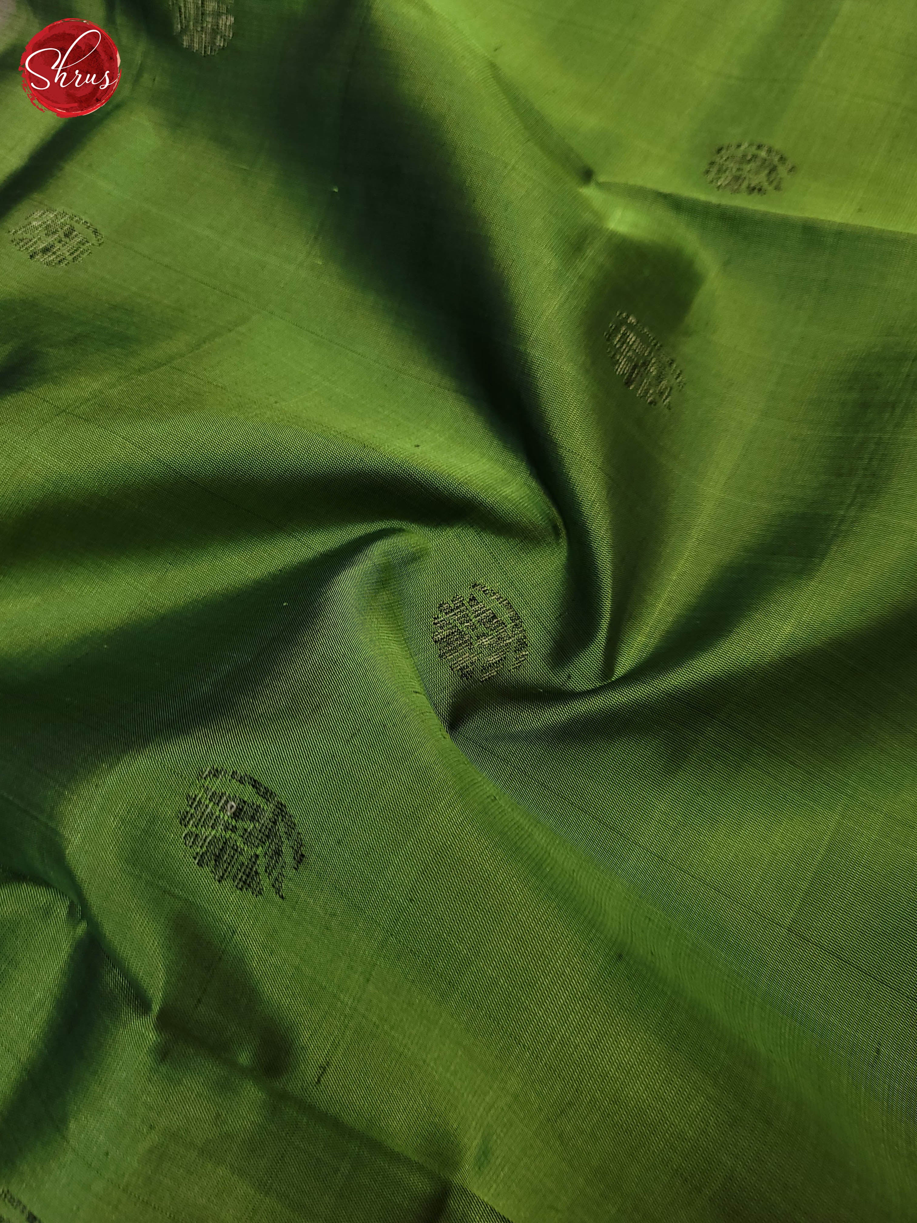 Green and Grey-Soft Silk saree - Shop on ShrusEternity.com